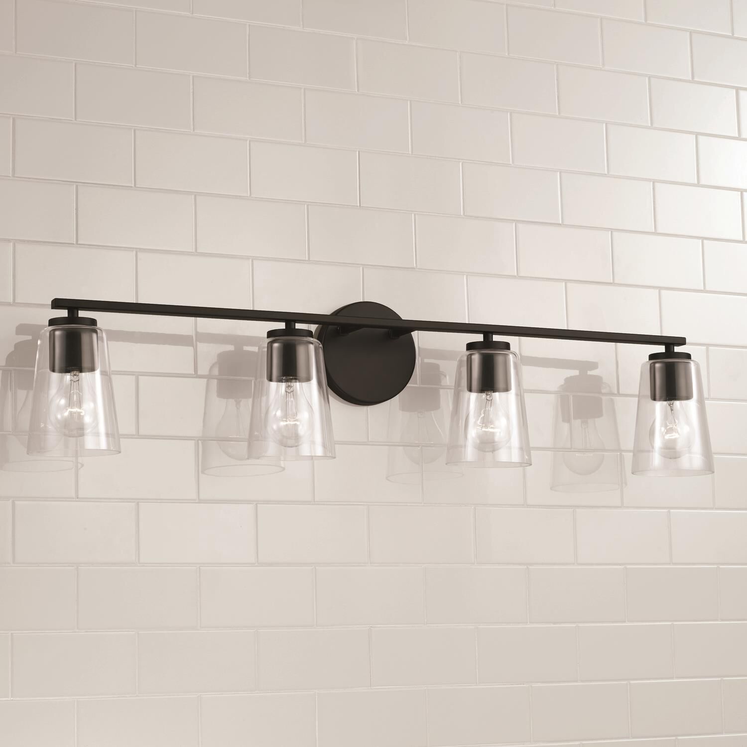 Portman 35 Inch 4 Light Bath Vanity Light by Homeplace by Capital Lighting Fixture Company