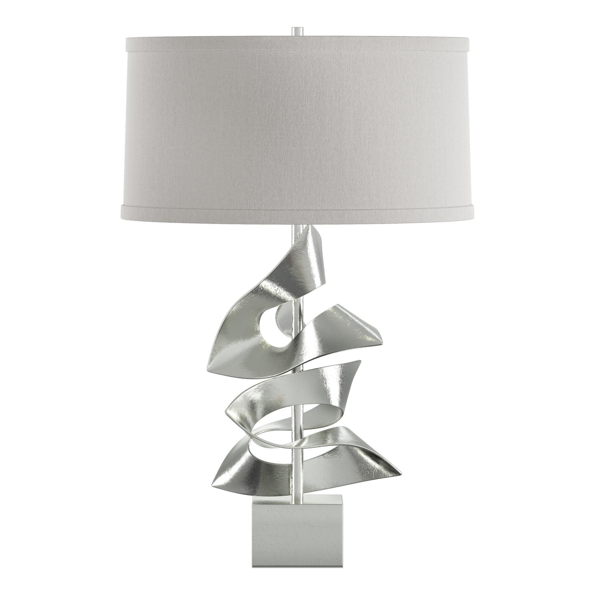 Shown in Sterling finish and Flax shade