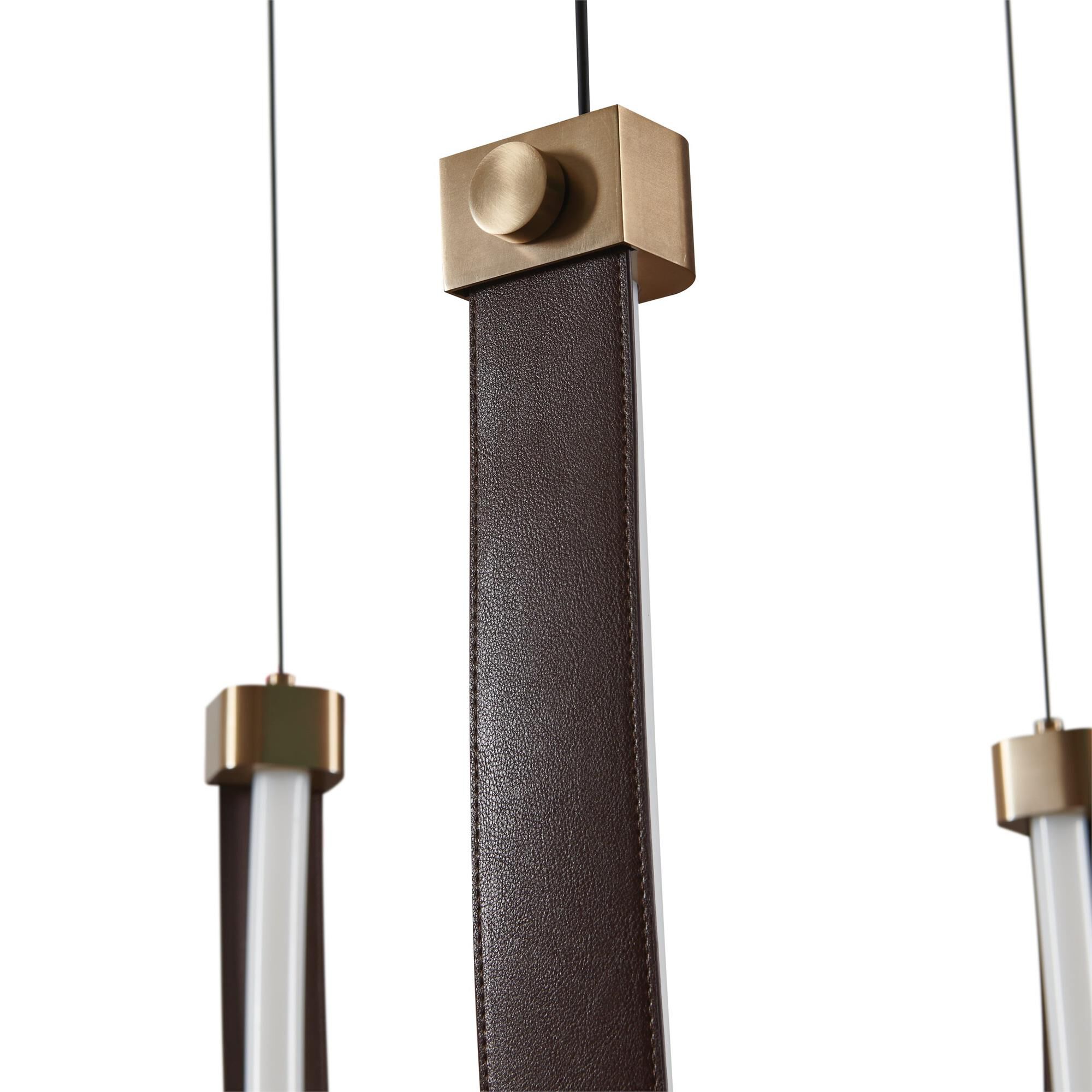 Shown in Champagne Gold finish and White shade