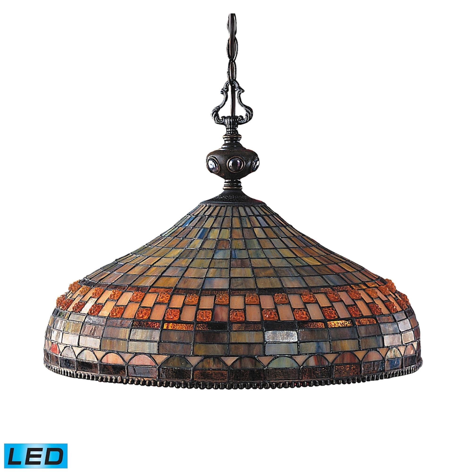 Jewelstone 20 Inch LED Large Pendant by ELK Lighting