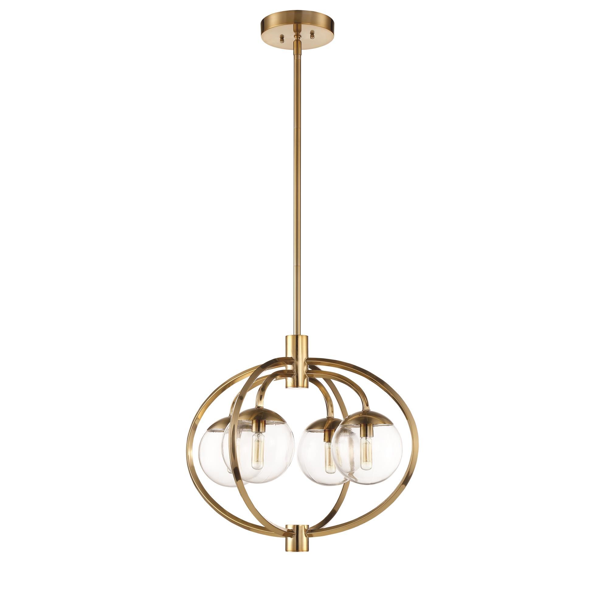 Piltz 22 Inch 4 Light Mini Chandelier by Craftmade