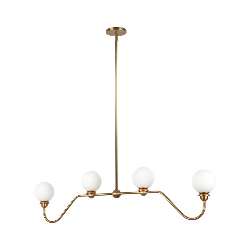 Ryan Pauly Beckett Medium Linear Chandelier by Alora Mood