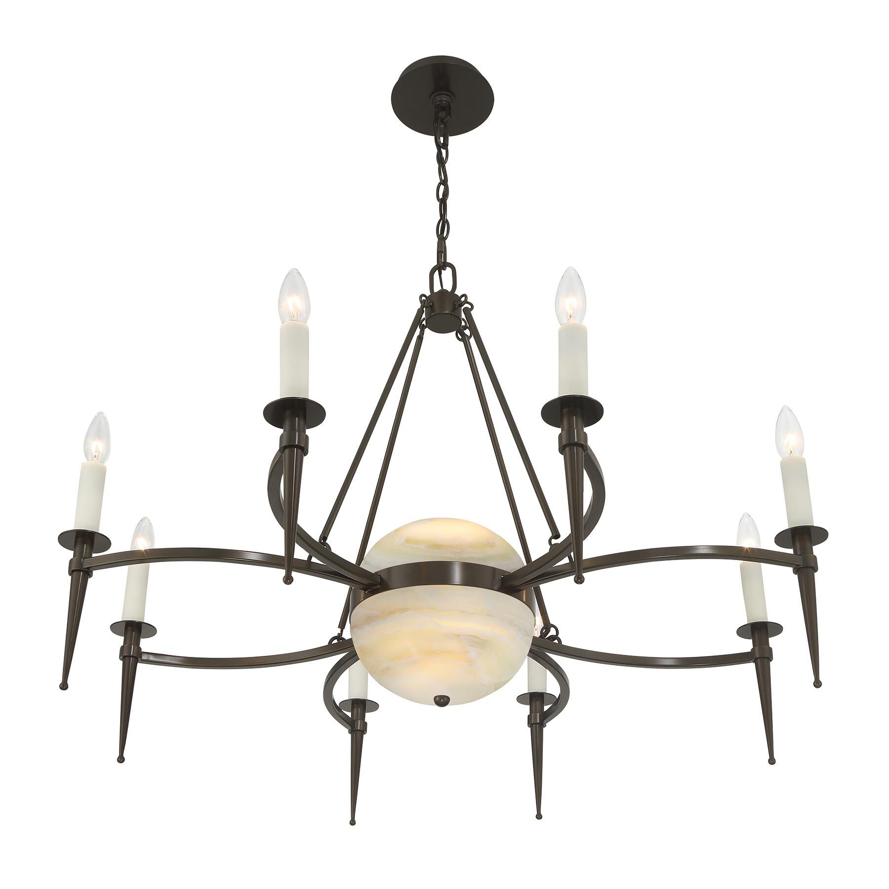 Dann Foley Sanger 37 Inch Chandelier by Savoy House