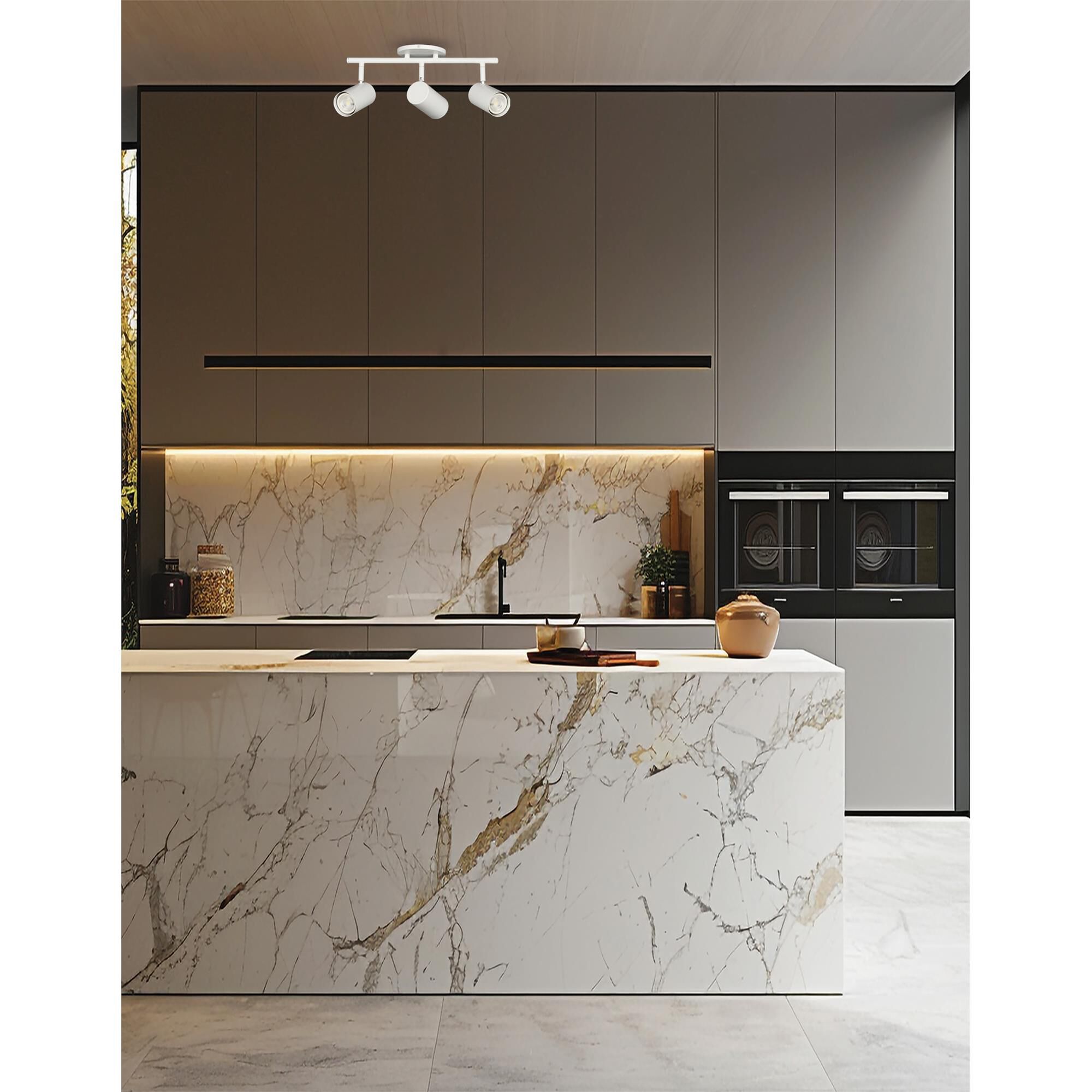 Shown in Matte White finish