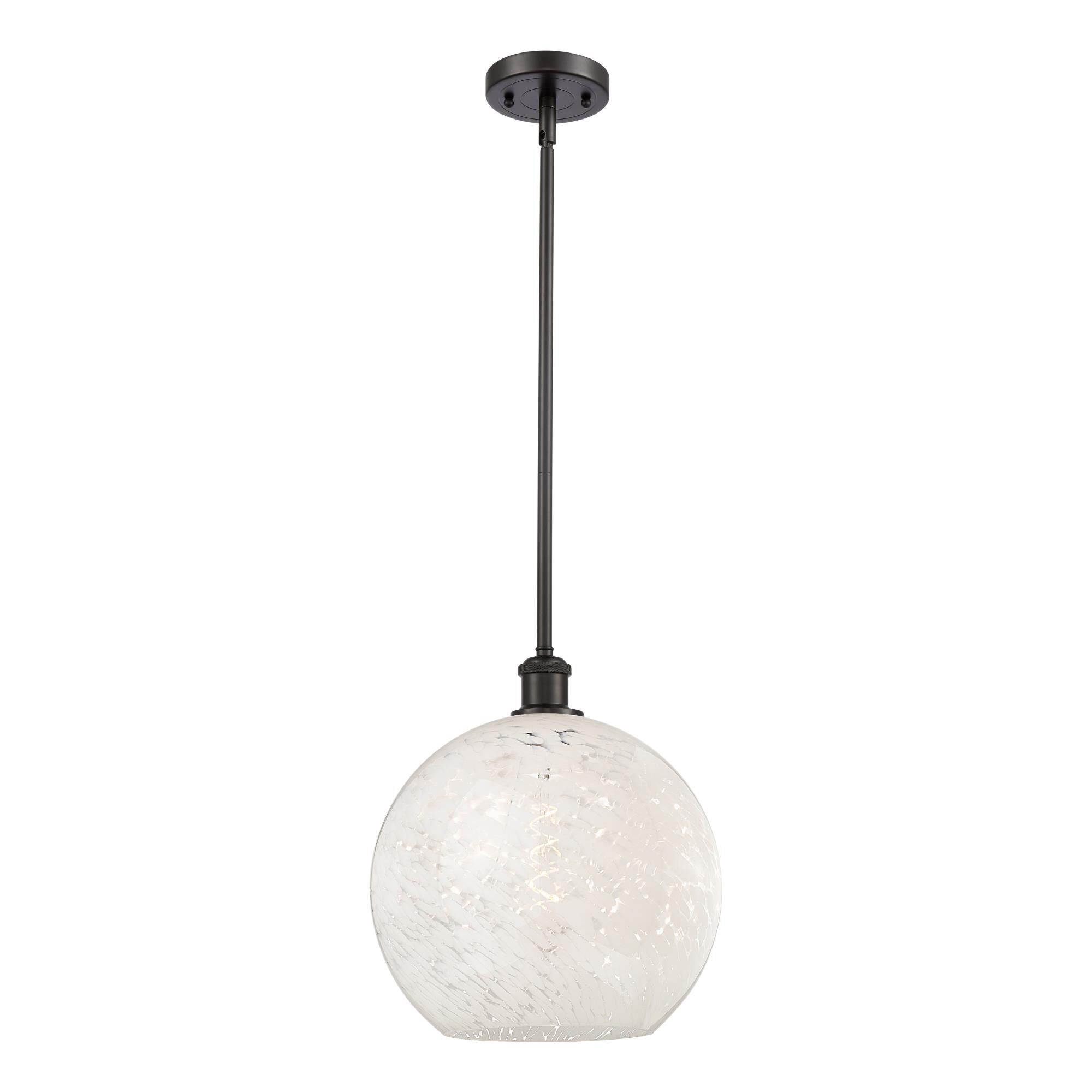 Bruno Marashlian White Mouchette Mini Pendant by Innovations Lighting