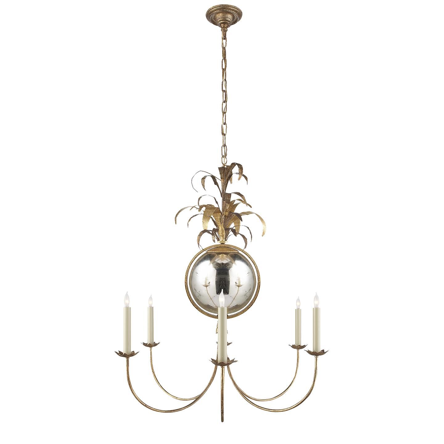 Chapman & Myers Gramercy 32 Inch 6 Light Chandelier by Visual Comfort Signature Collection