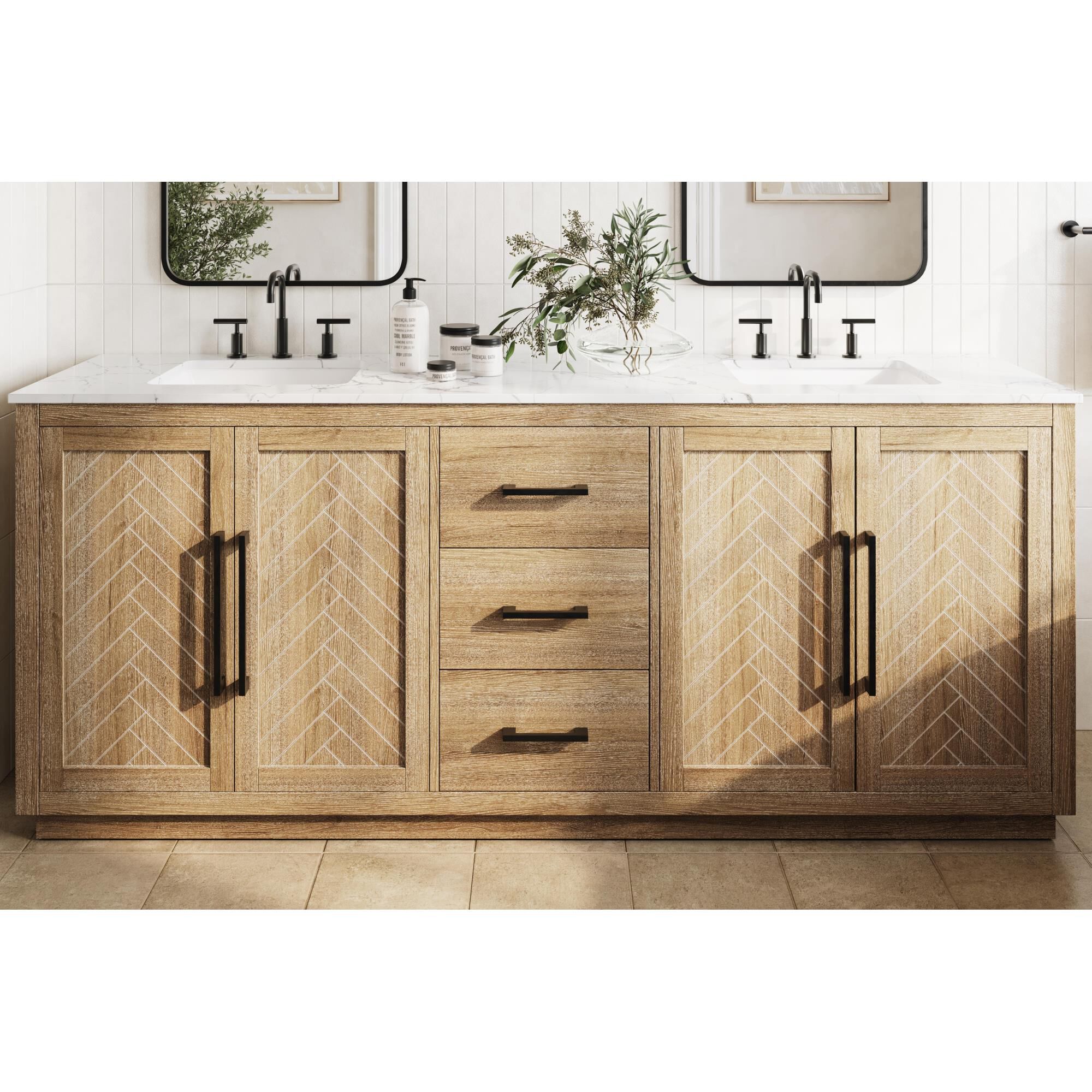 Chase 84 Inch Bath Vanity by Elegant Dcor