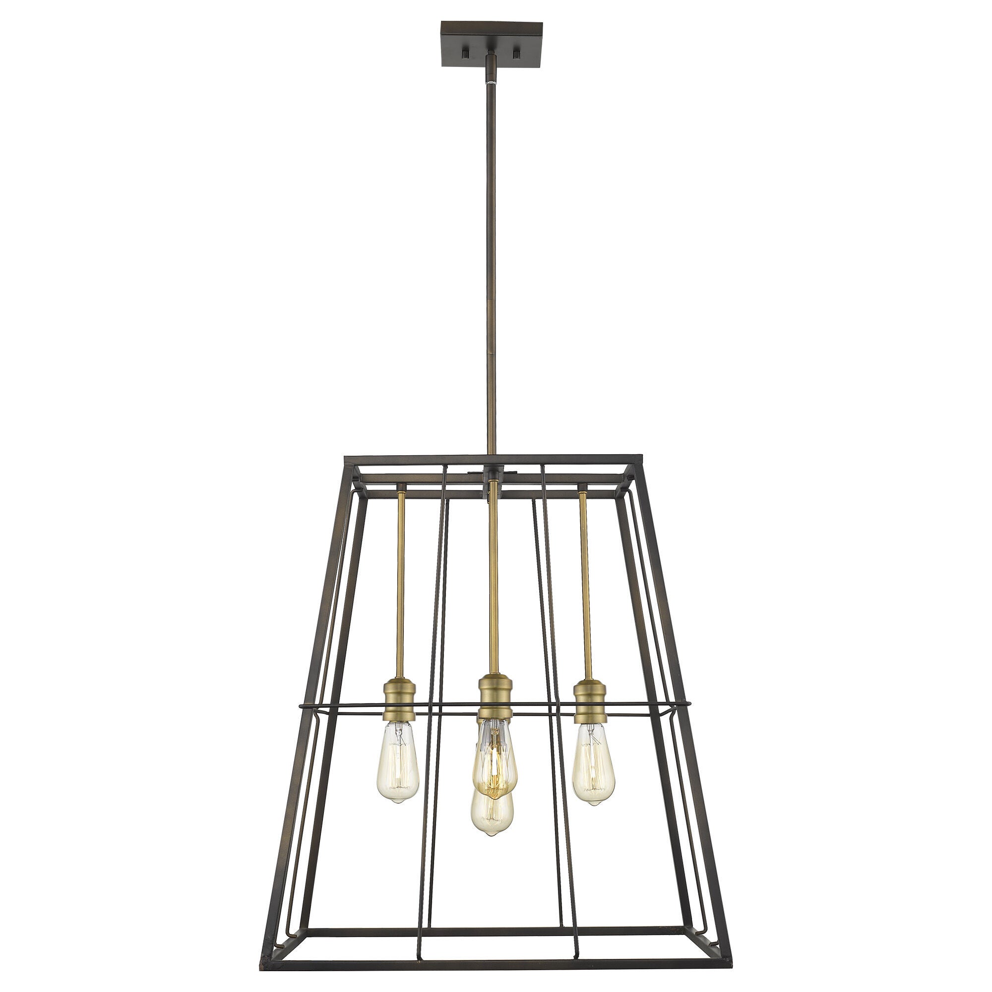 Shown in Oil-Rubbed Bronze finish and -- glass and -- shade