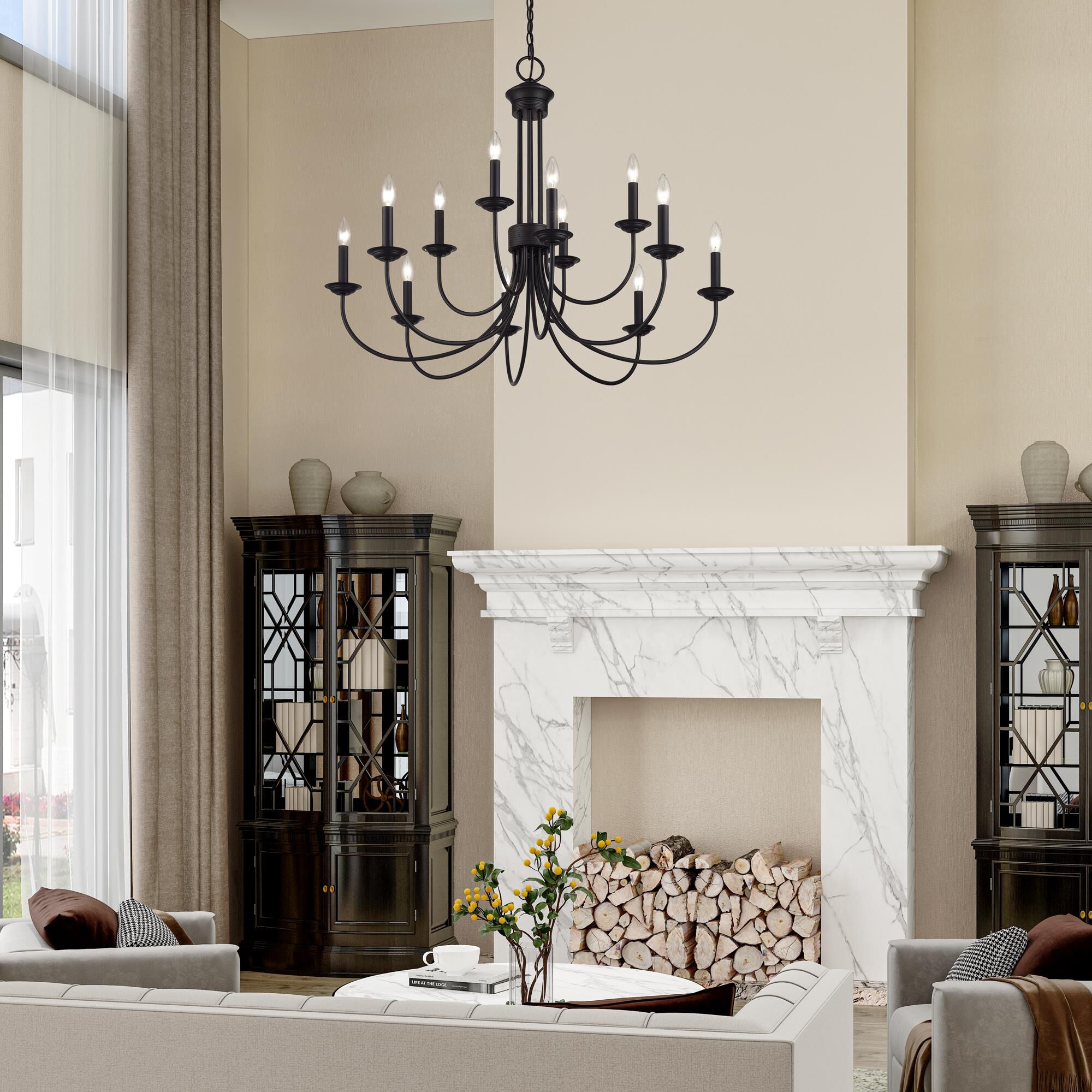 Shown in Black finish