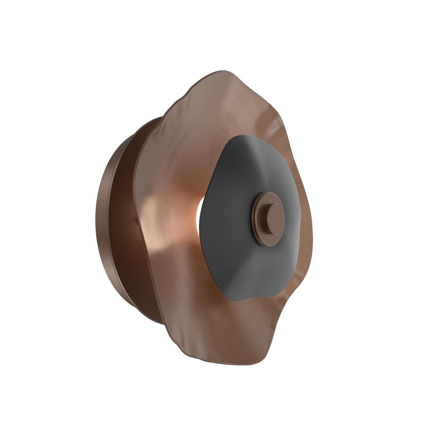 Shown in Burnished Bronze finish and Matte Black accent