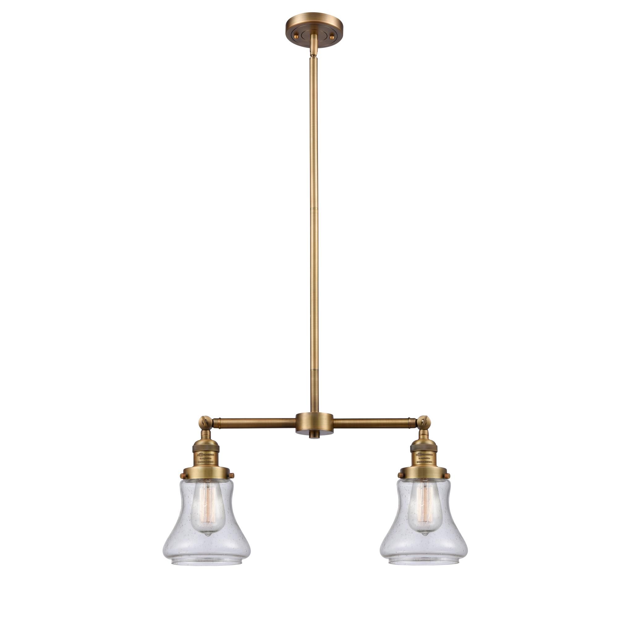Bruno Marashlian Bellmont 21 Inch 2 Light Mini Chandelier by Innovations Lighting