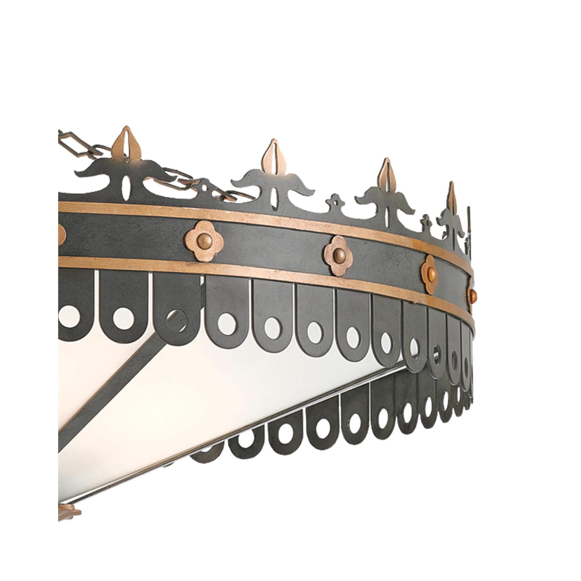 Berkeley 40 Inch 6 Light Chandelier,