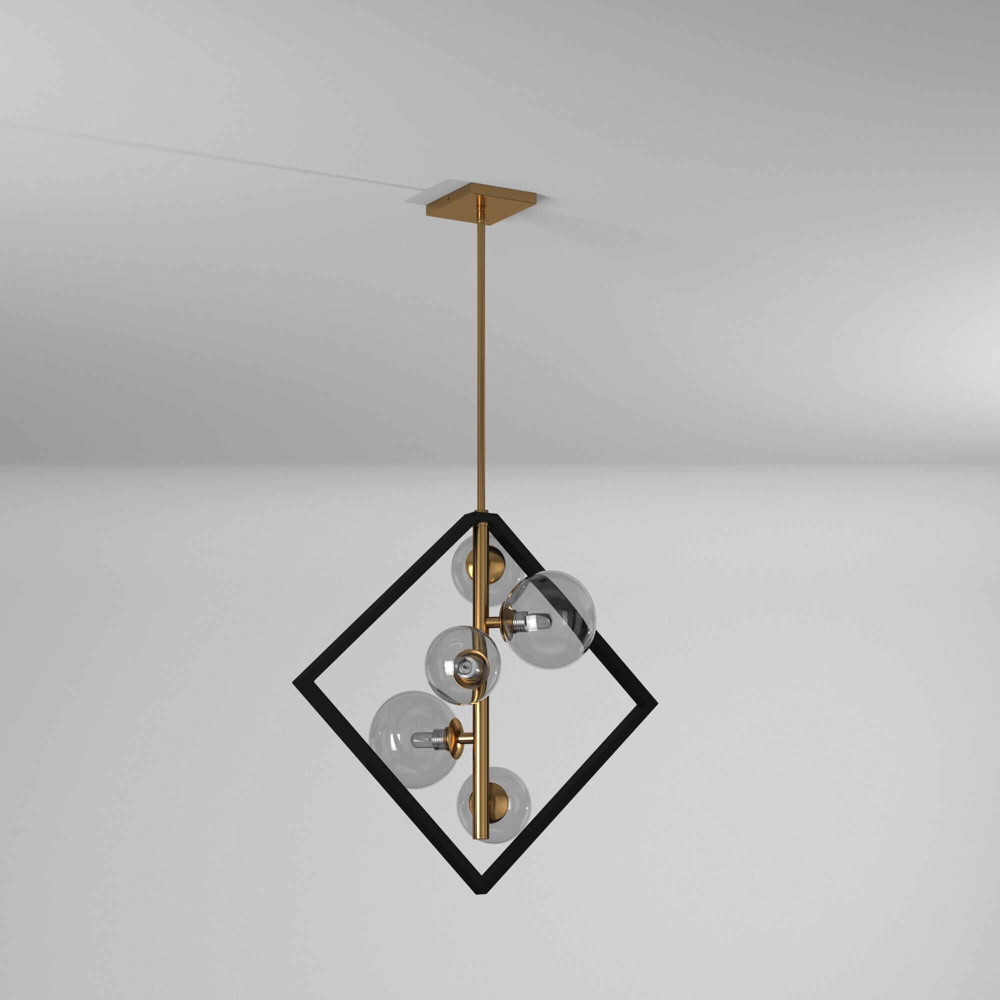 Shown in Matte Black - Vintage Bronze finish and Champagne glass