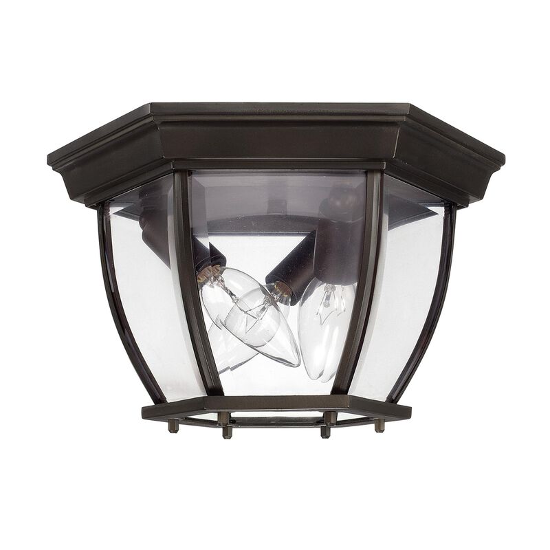 11 Inch 4 Light Outdoor Flush Mount by Capital Lighting Fixture Company - Clearance