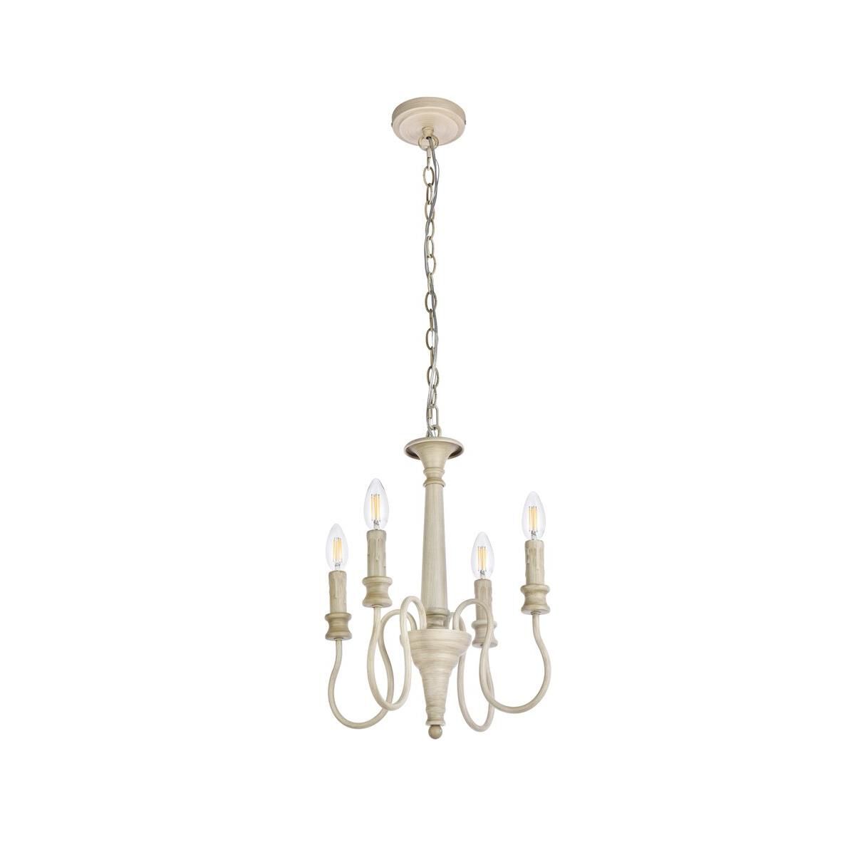 Flynx 14 Inch 4 Light Mini Chandelier by Elegant Lighting