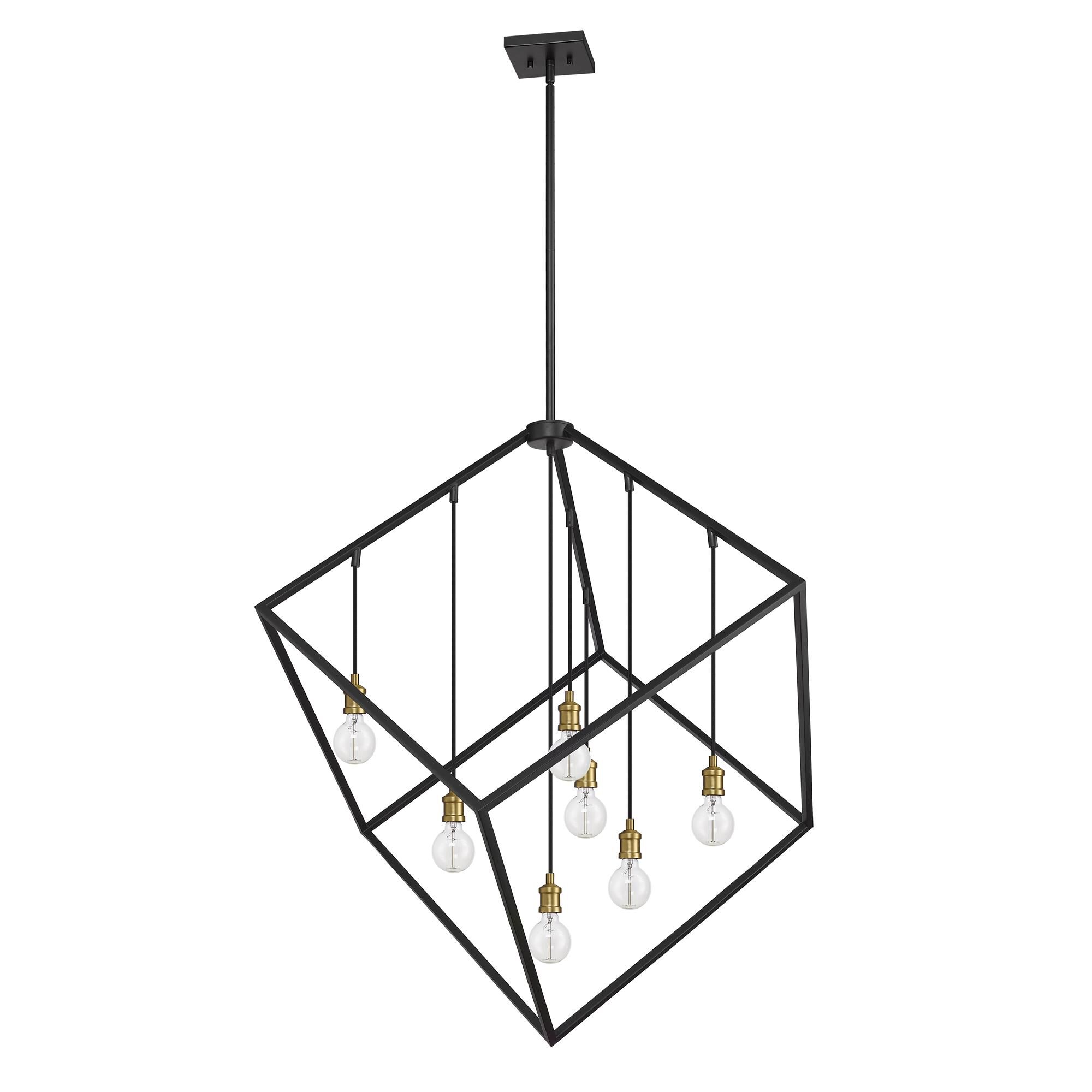 Vertical 44 Inch 7 Light Chandelier by Z-Lite