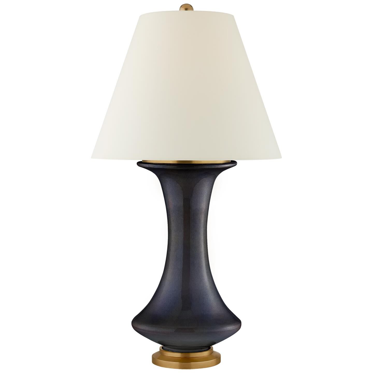 Shown in Mixed Blue Brown finish and Natural Percale shade