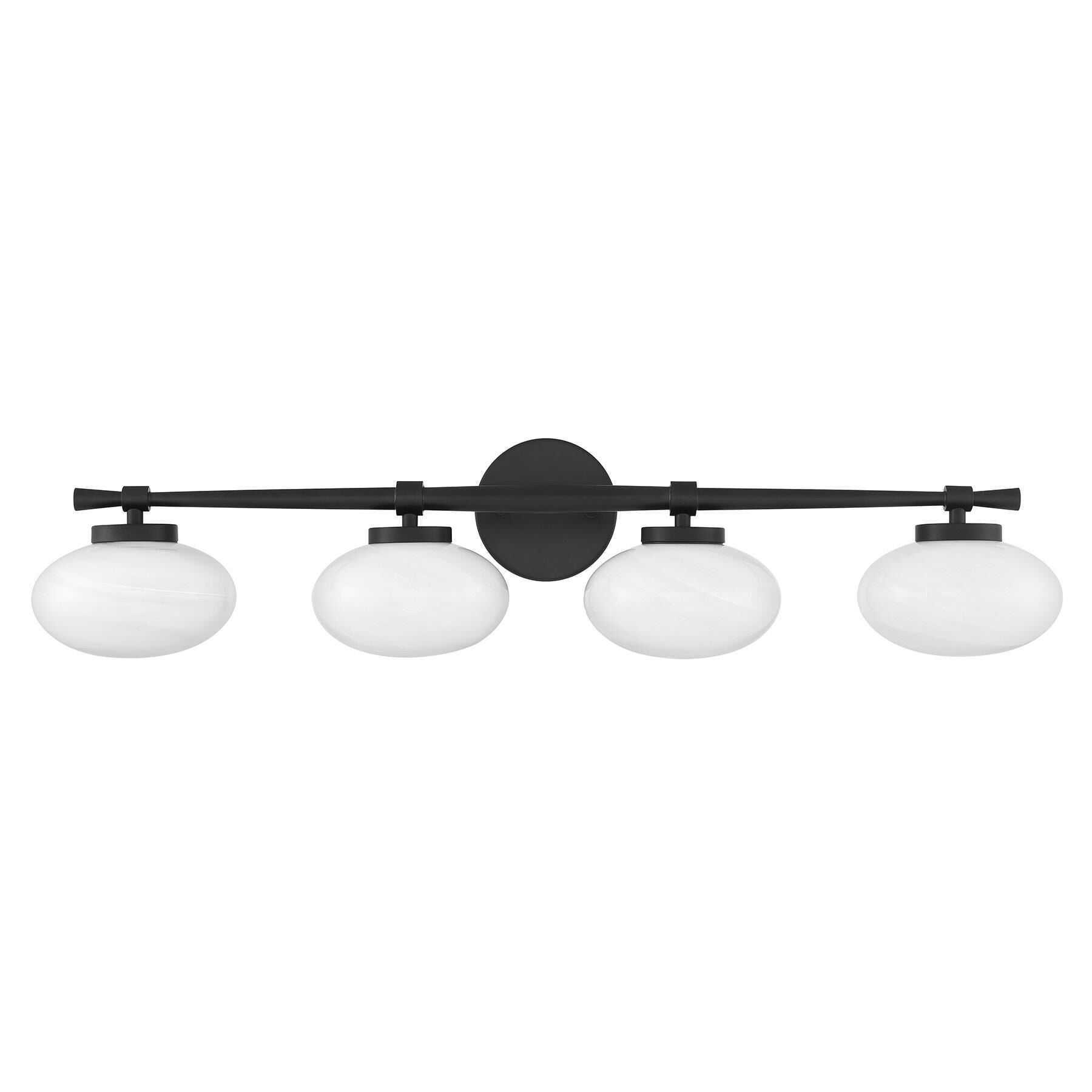 Shown in Matte Black finish and Strie shade