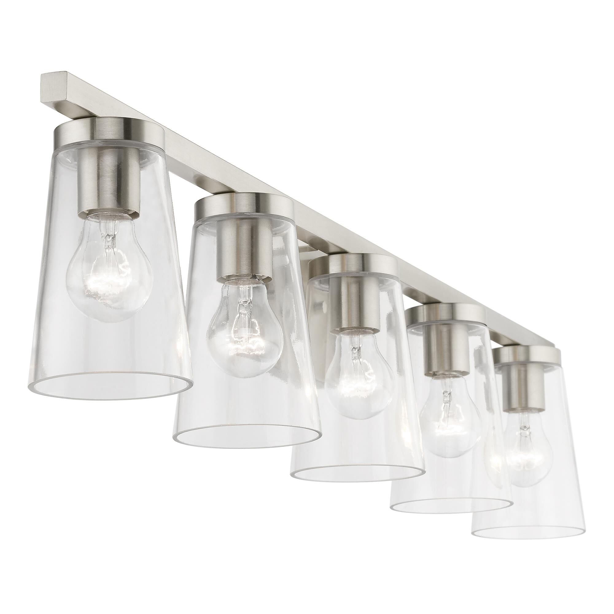 Cityview 40 Inch 5 Light Bath Vanity Light by Livex Lighting