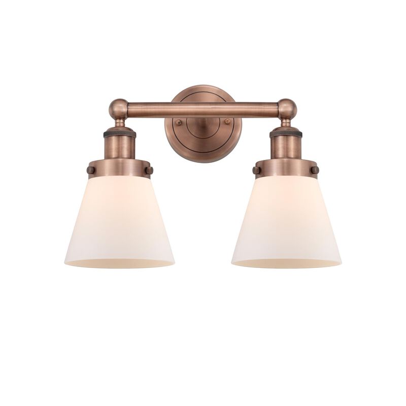 Bruno Marashlian Cone 15 Inch 2 Light Bath Vanity Light by Innovations Lighting
