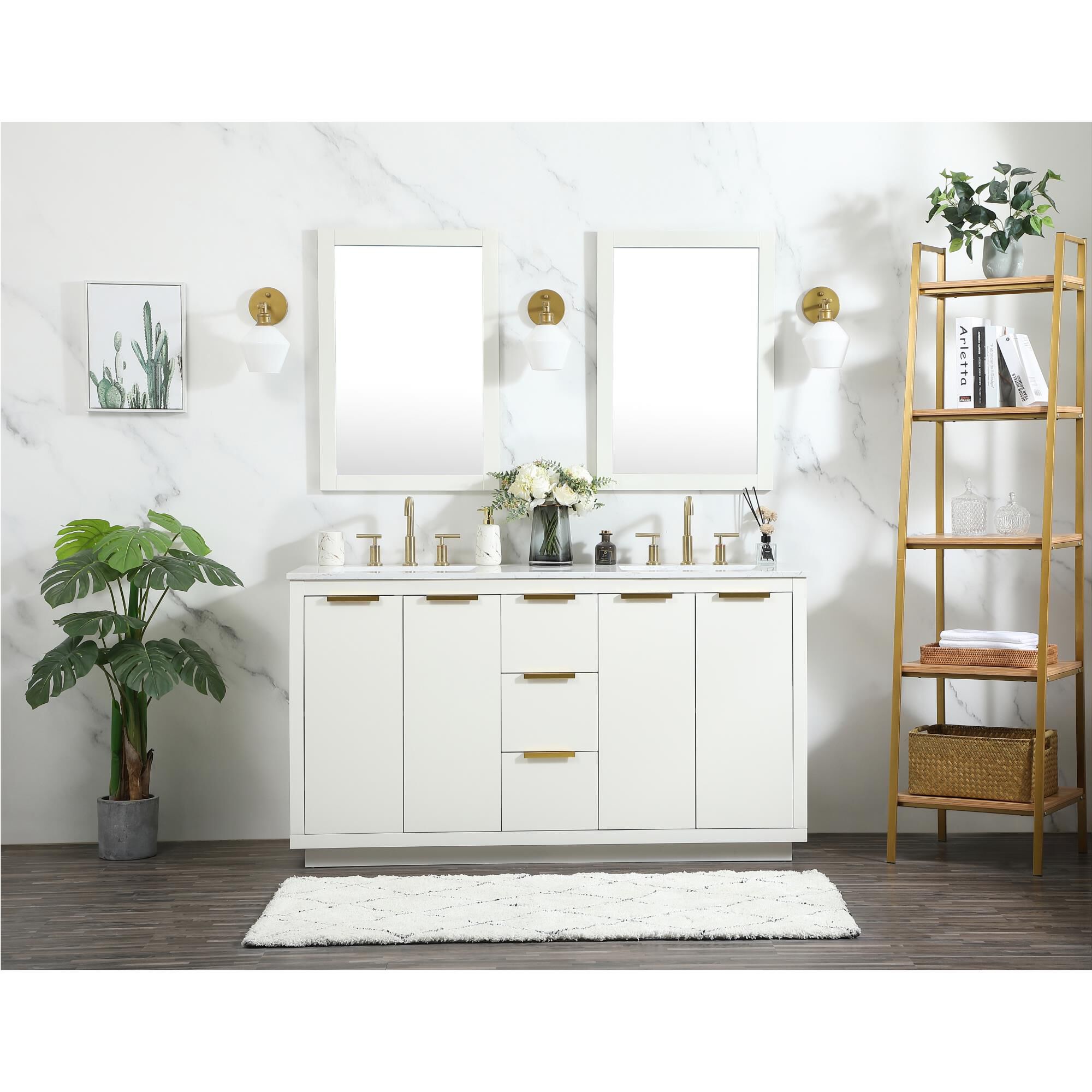 Blake 60 Inch Bath Vanity by Elegant Decor