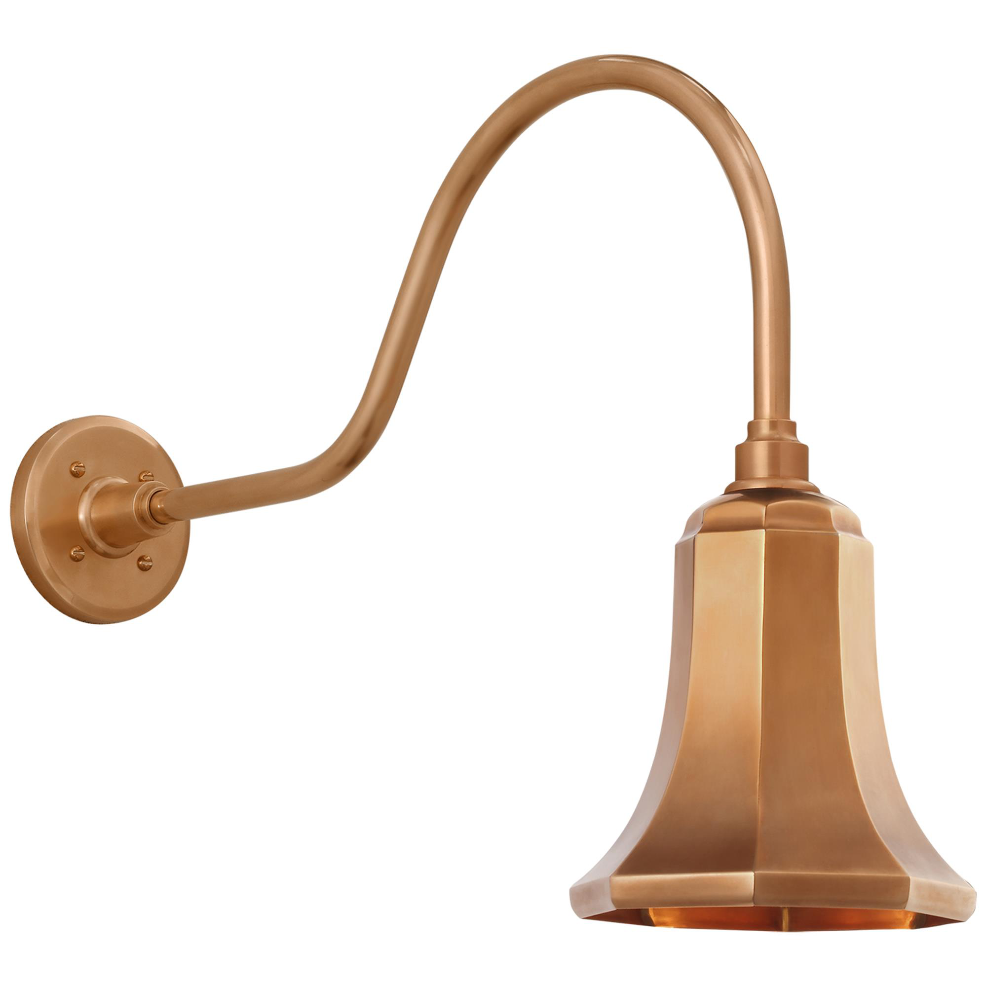 Shown in Soft Copper finish and Copper shade