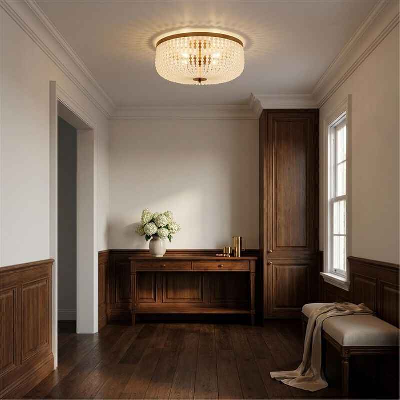 Christiane Lemieux Bellecour 18 Inch 4 Light Flush Mount by Visual Comfort Studio