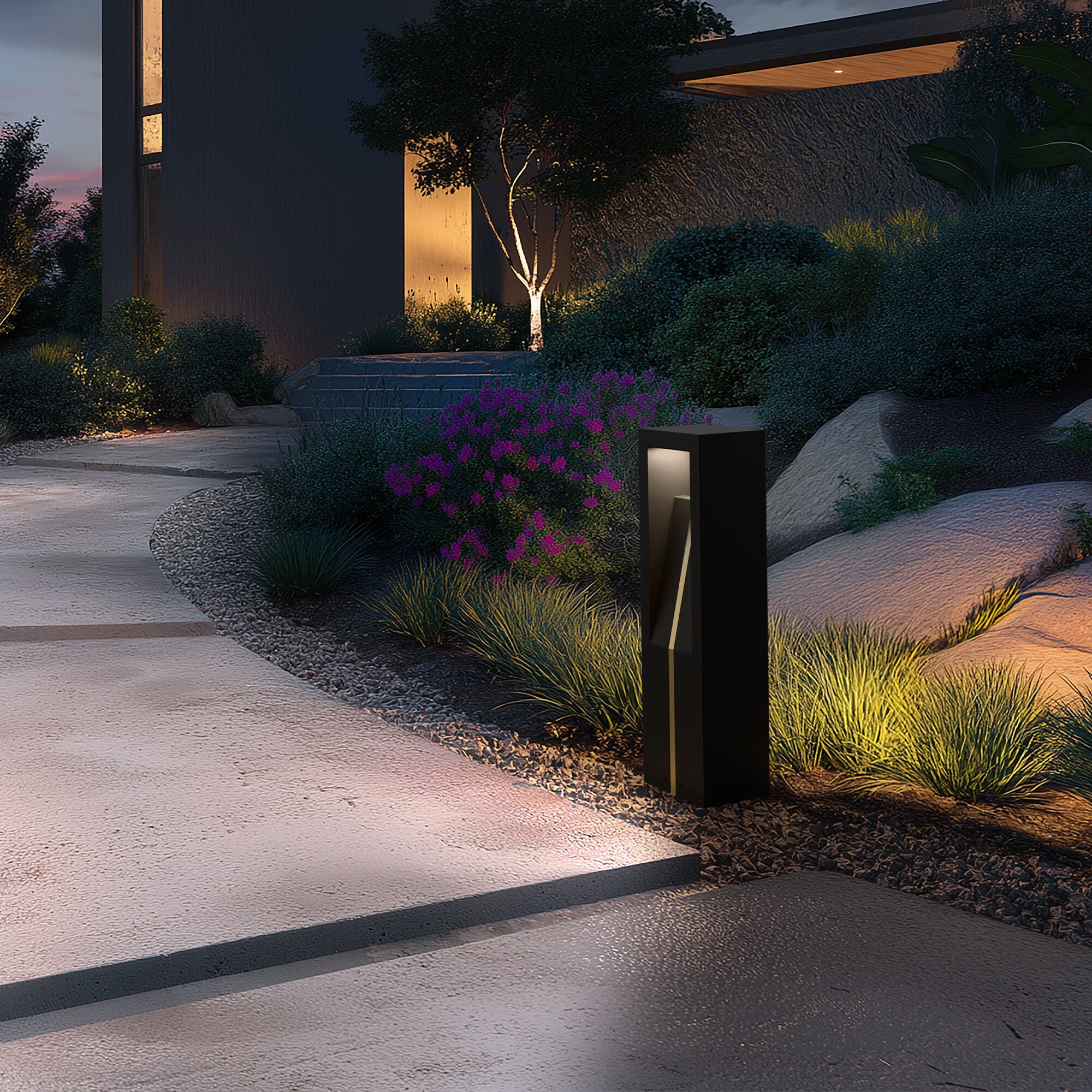 Cubical 24 Inch Bollard,