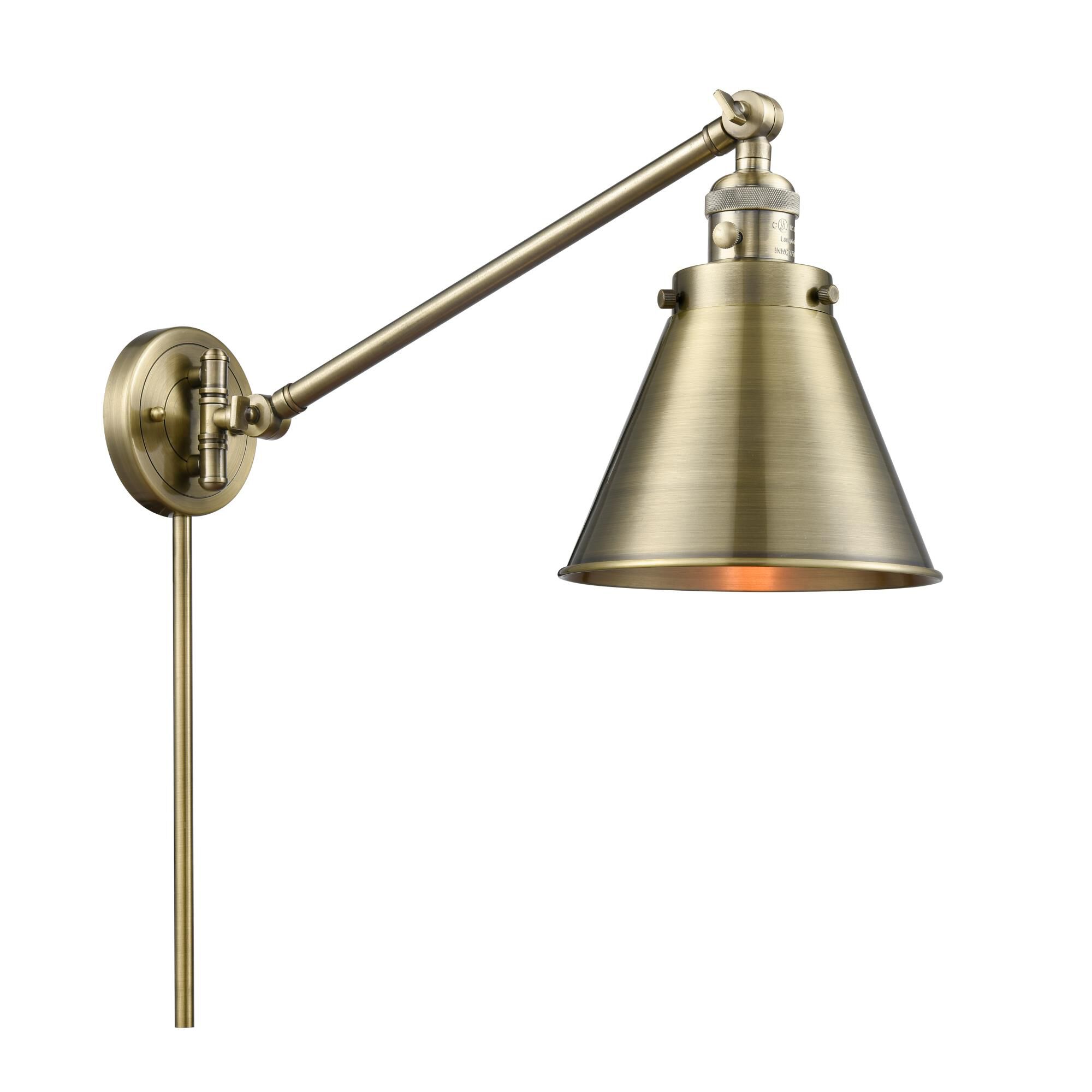 Bruno Marashlian Appalachian Wall Swing Lamp by Innovations Lighting
