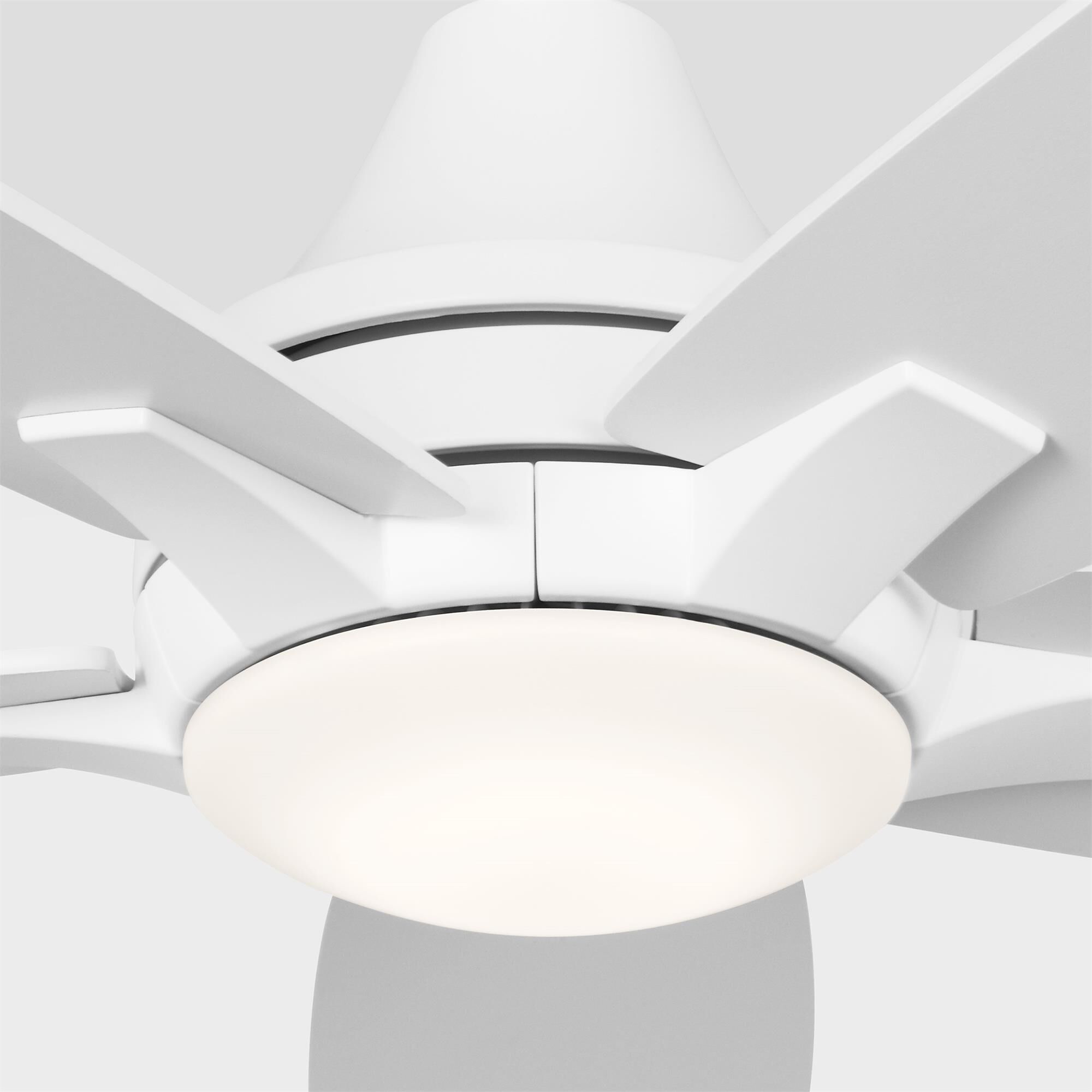 Shown in Matte White finish and Frosted Acrylic Lens glass