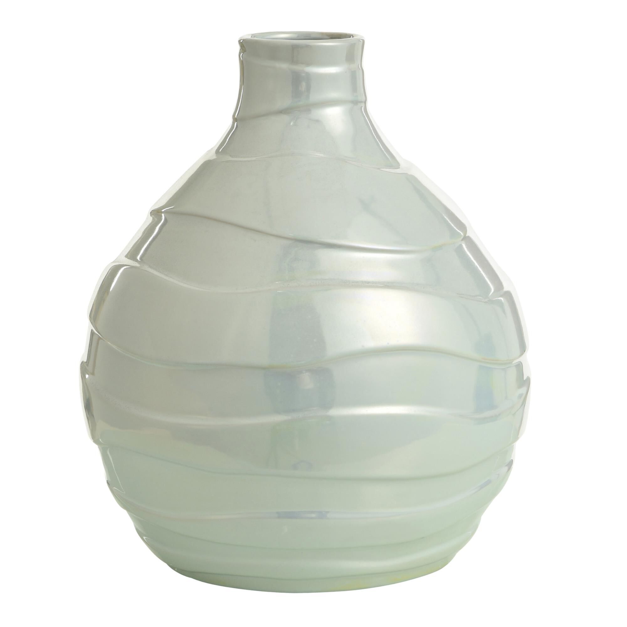 Pearlescent 13 Inch Vase-Urn by Stylecraft