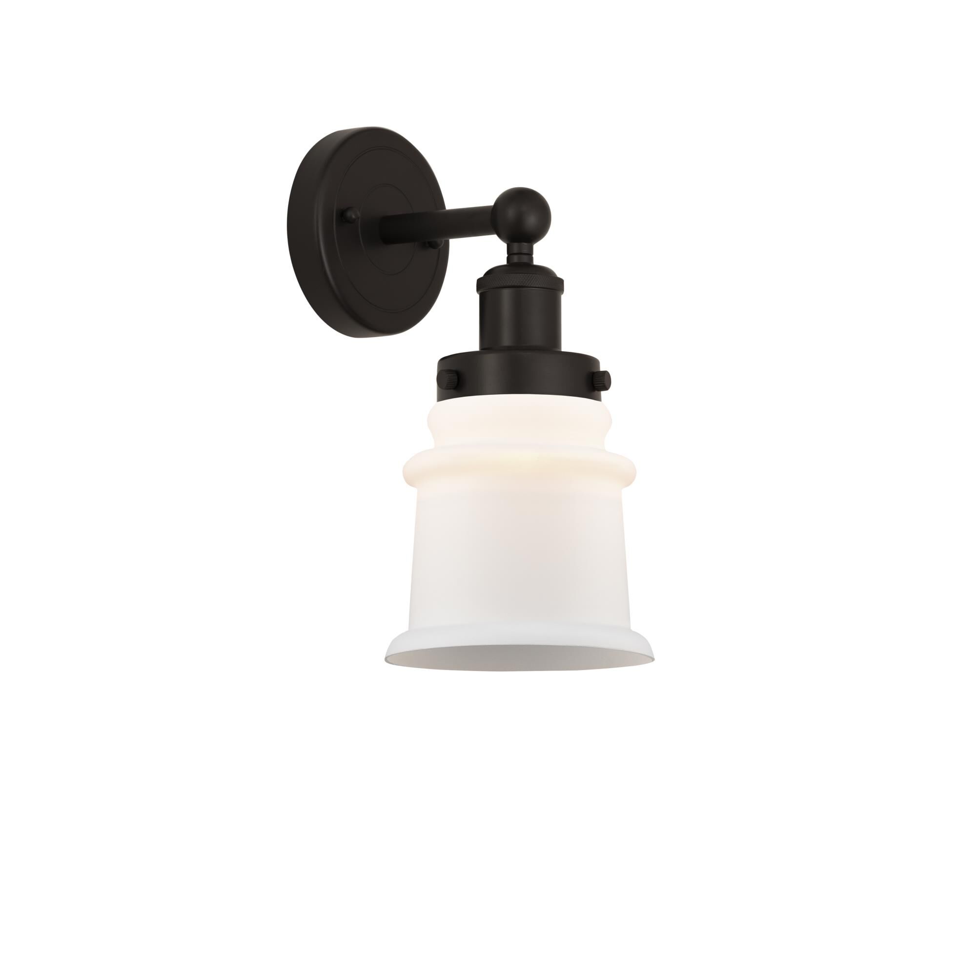 Shown in Oil Rubbed Bronze, Matte White finish and Matte White glass and Matte White Glass shade
