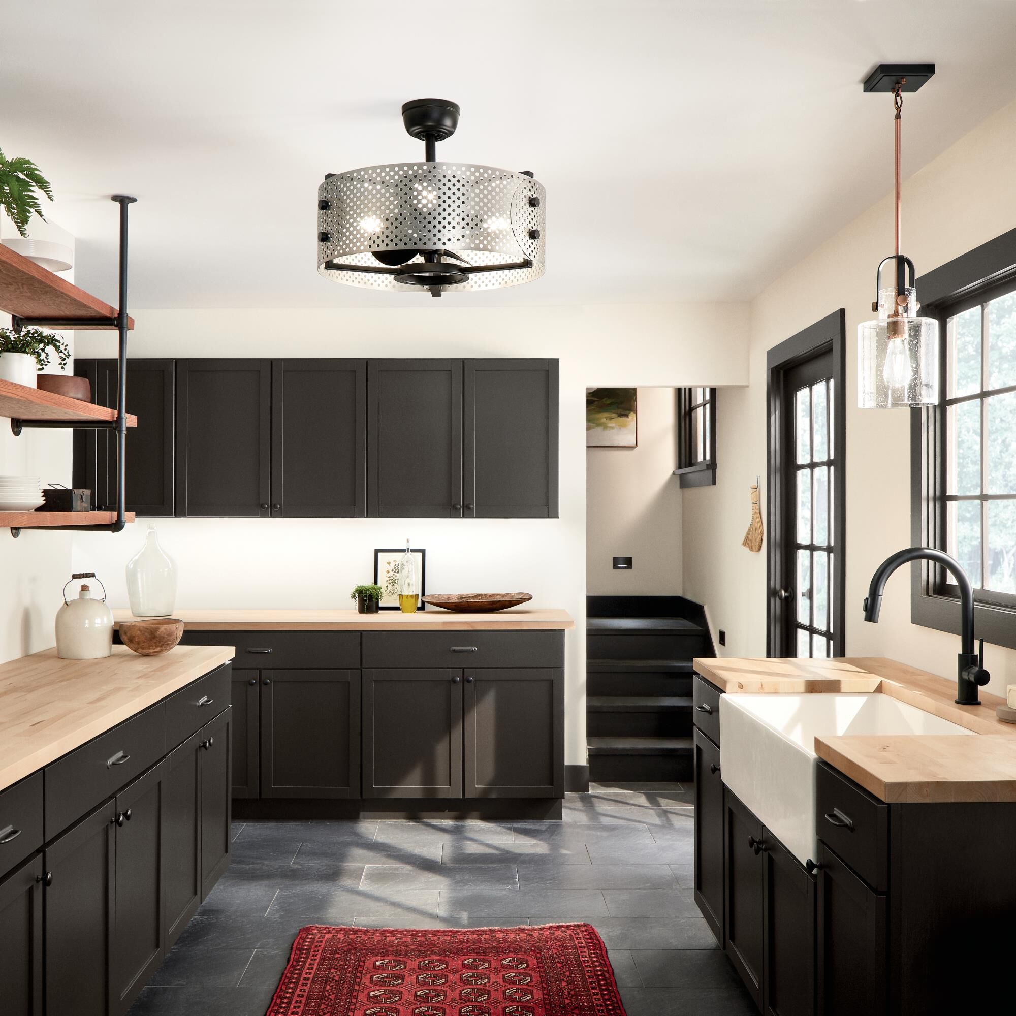 Shown in Satin Black finish