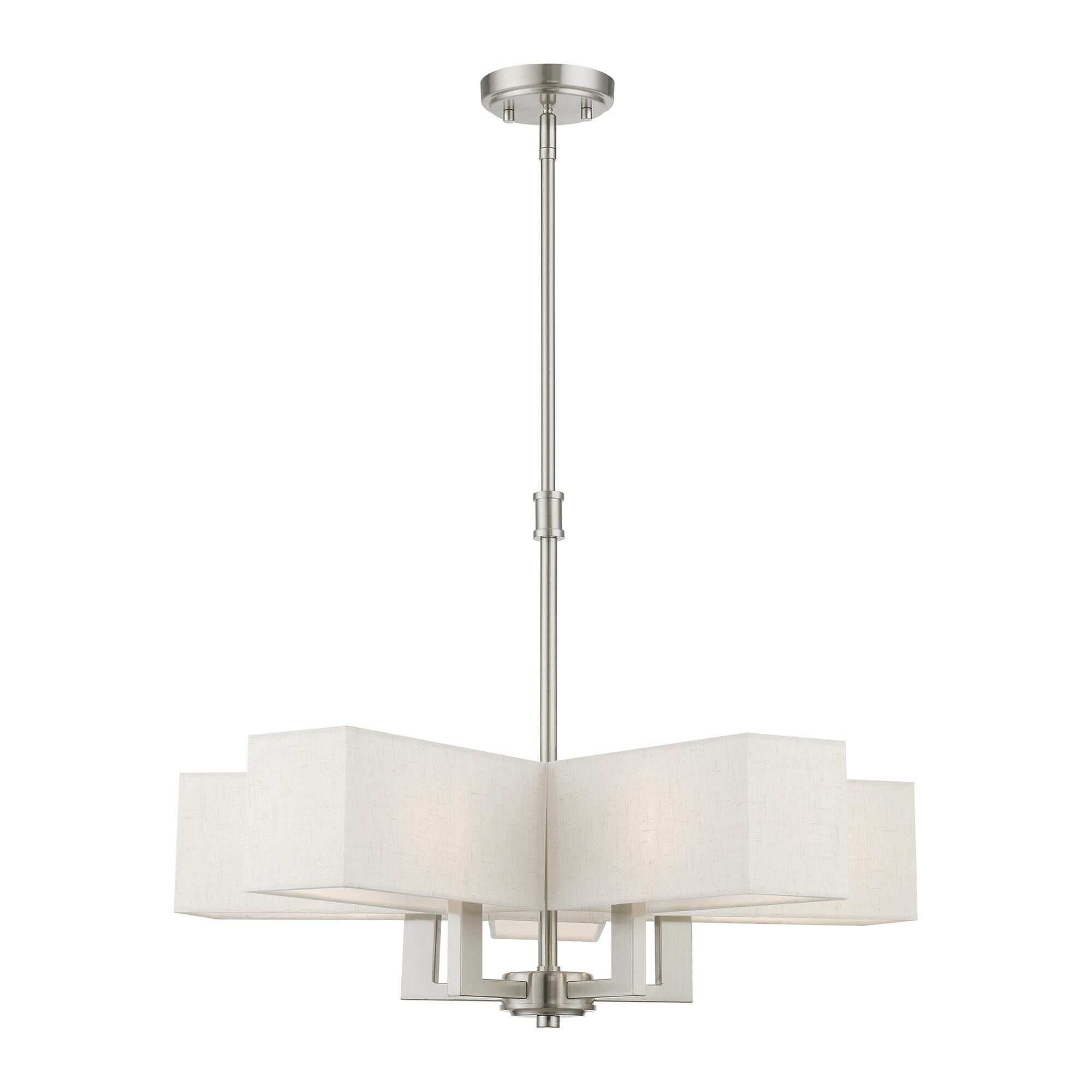 Rubix 24 Inch 5 Light Chandelier by Livex Lighting