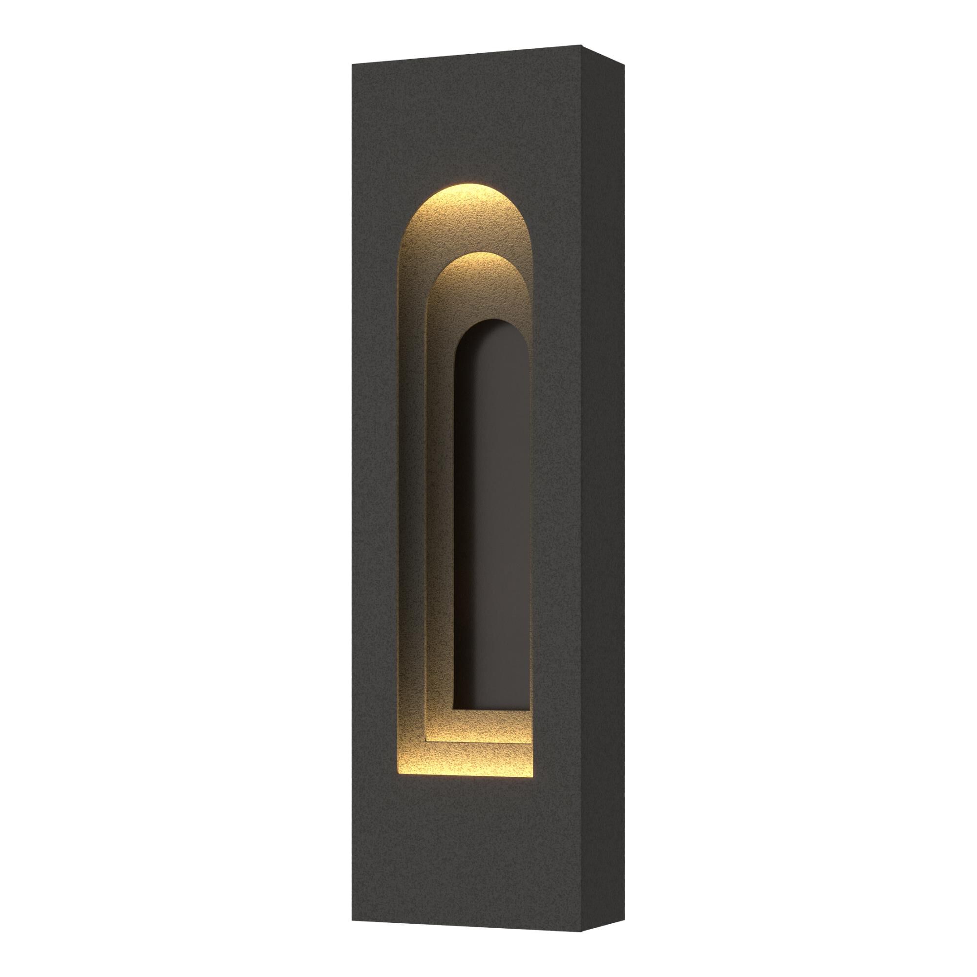 Procession 27 Inch Tall 2 Light Outdoor Wall Light by Hubbardton Forge