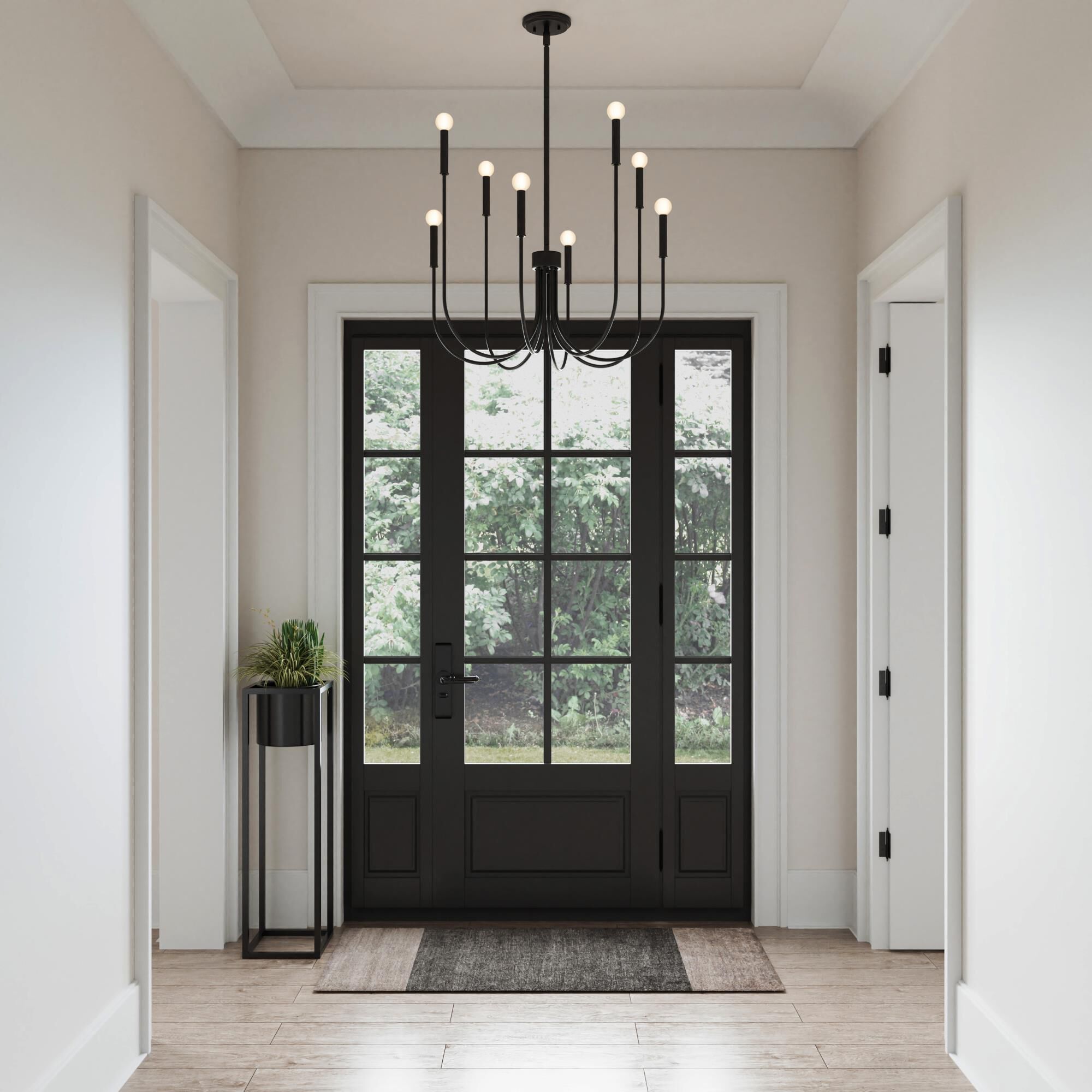 Ulla 28 Inch 8 Light Chandelier by ELK Lighting