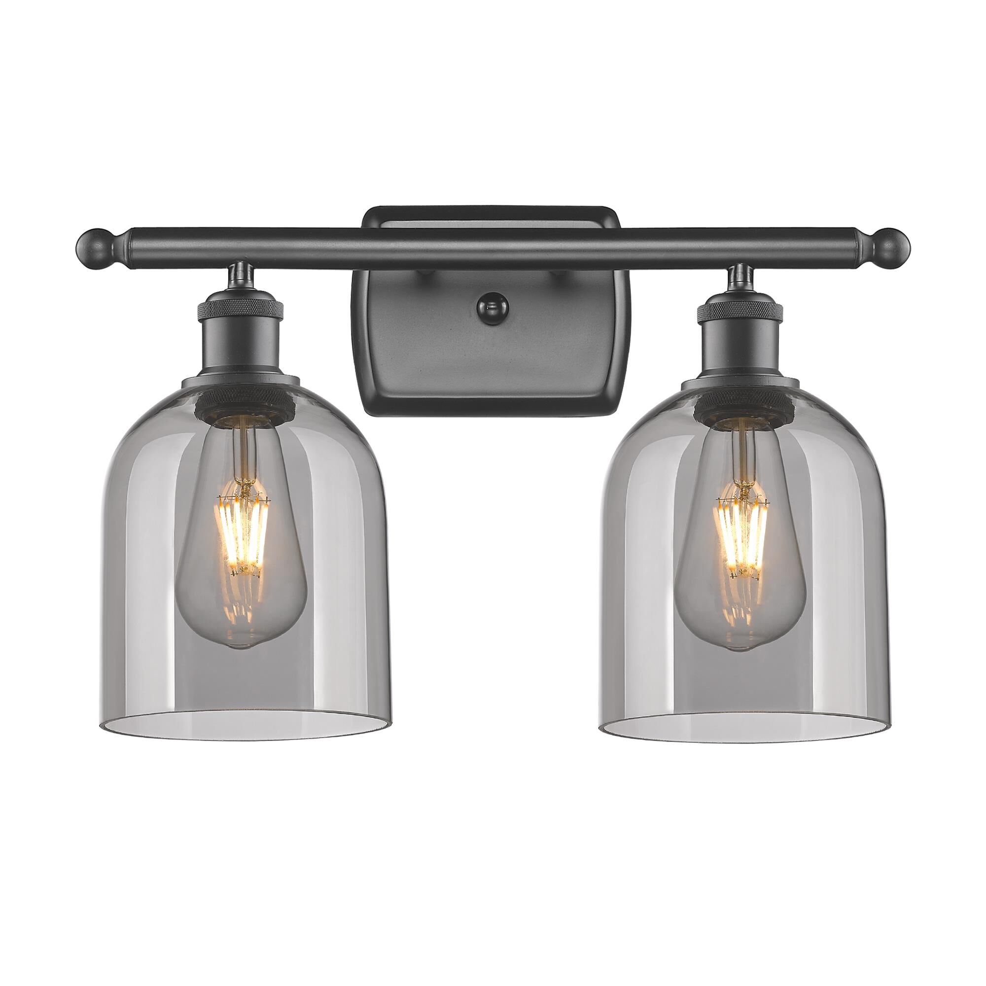 Shown in Oil Rubbed Bronze finish and Light Smoke glass