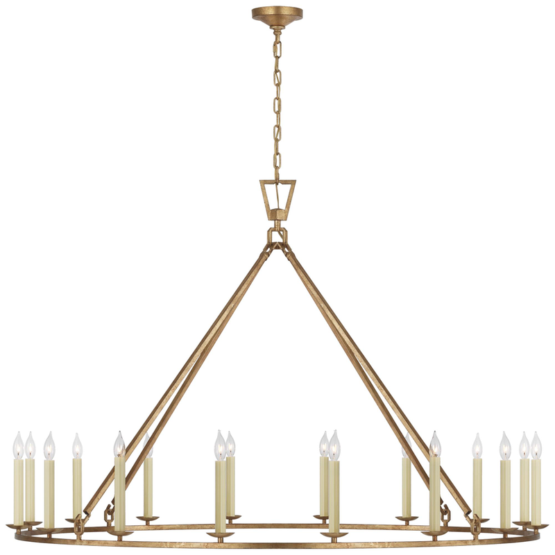 Chapman and Myers Darlana 61 Inch 16 Light LED Chandelier by Visual Comfort Signature Collection