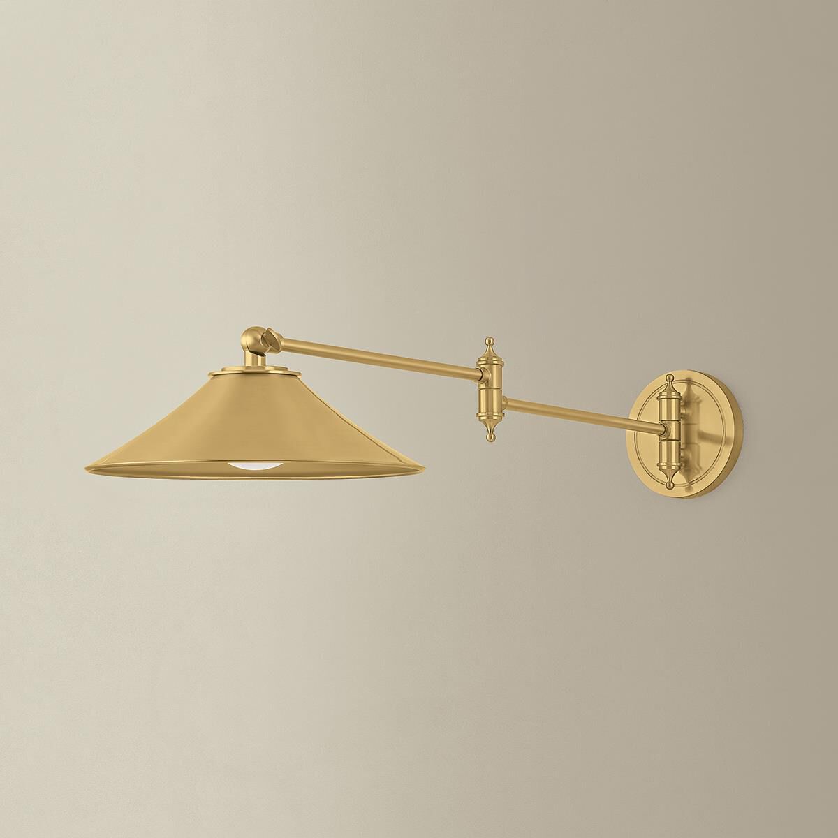 Shown in Aged Brass finish