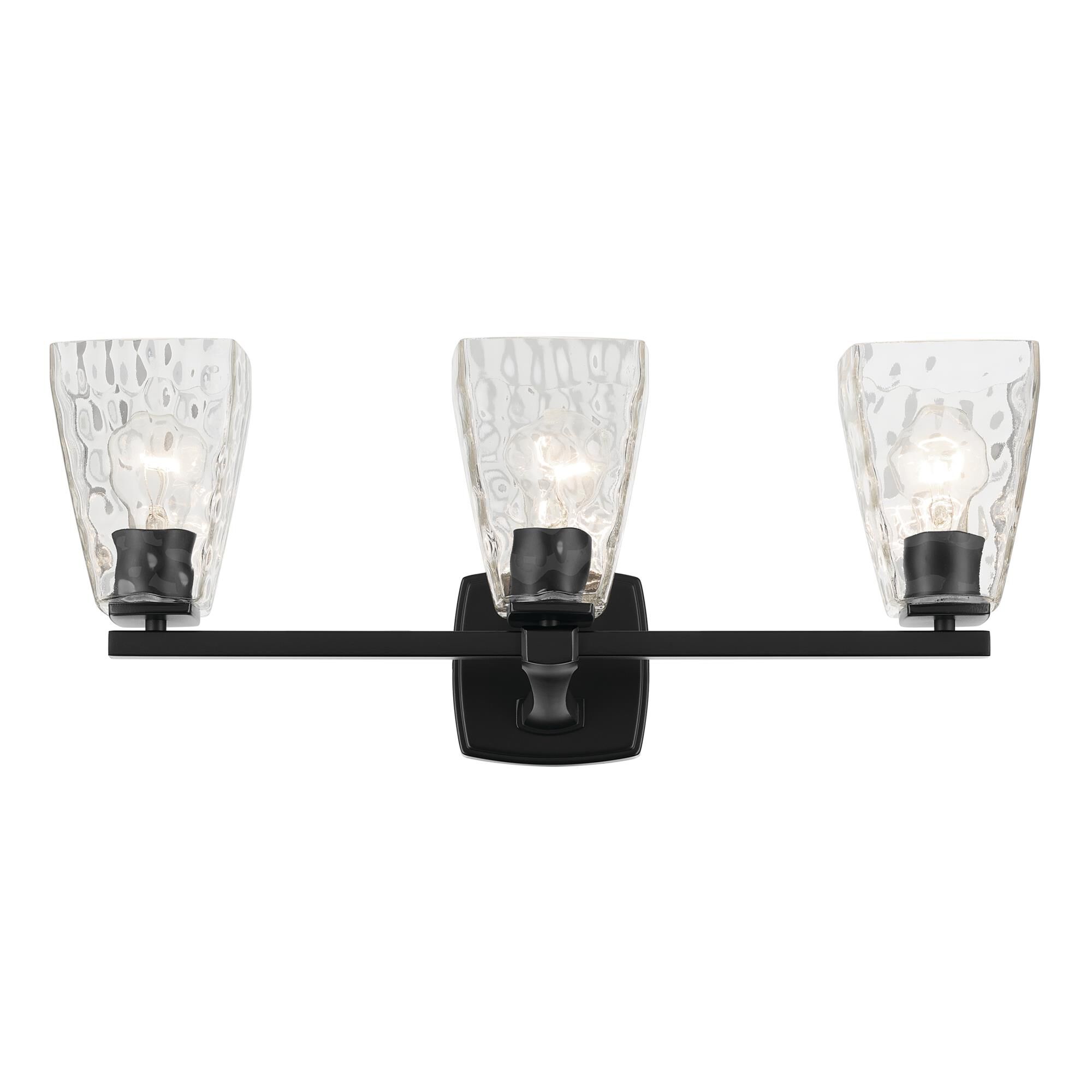 Shown in Black finish and Clear Water glass