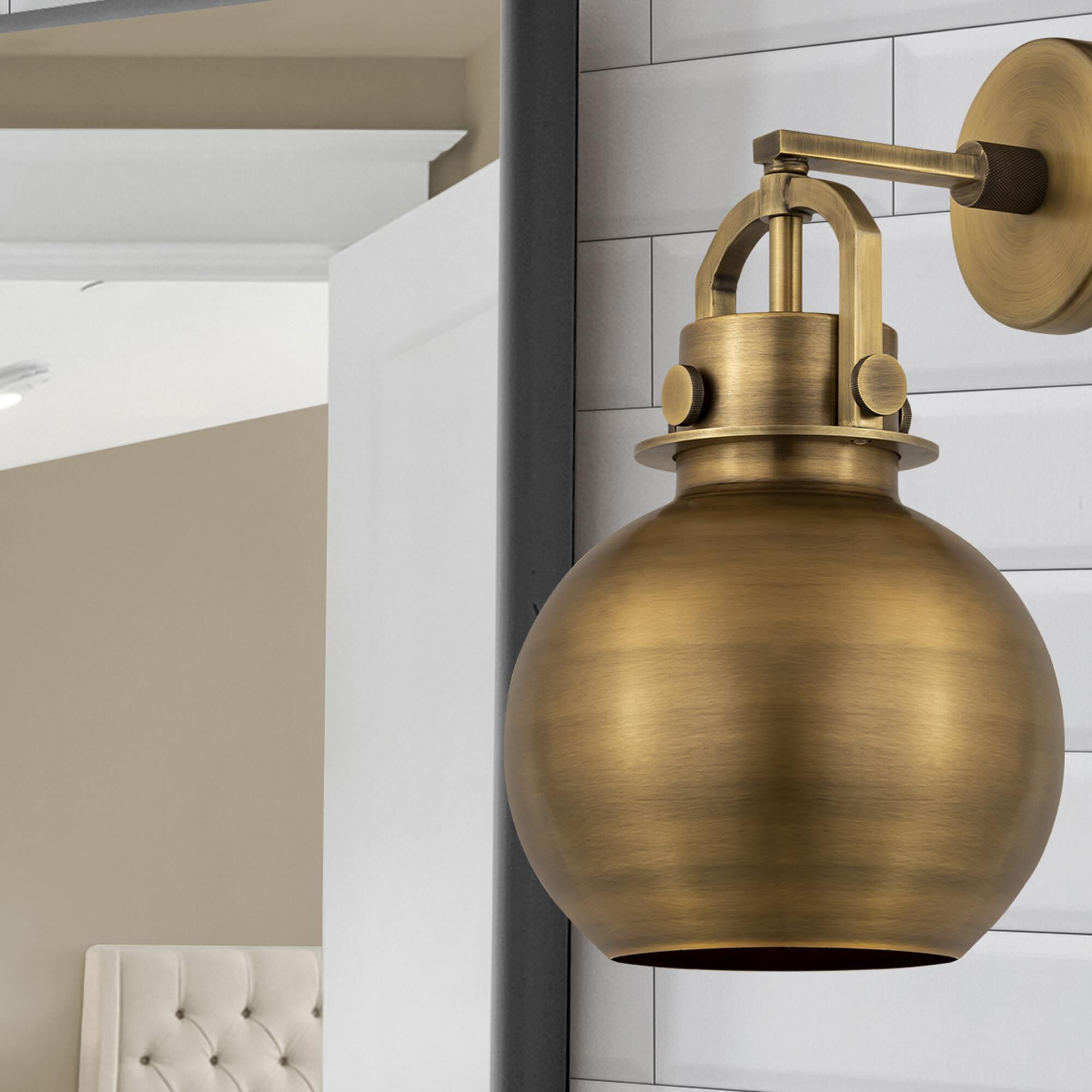 Bruno Marashlian Newton Sphere 8 Inch Wall Sconce by Innovations Lighting