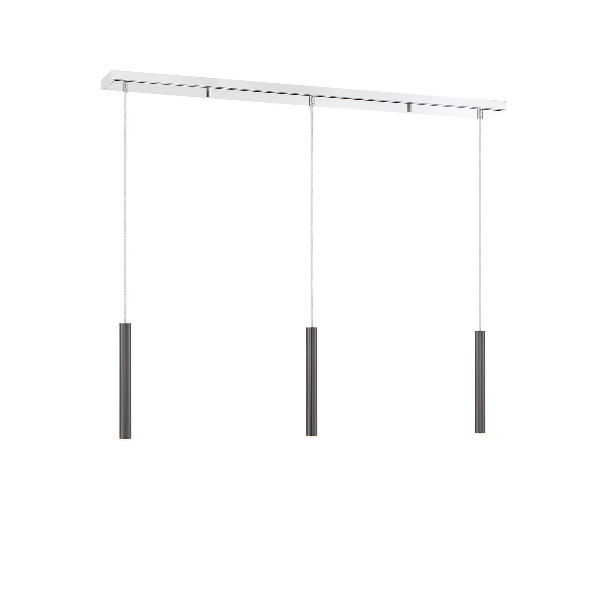 Forest 46 Inch 3 Light LED Linear Suspension Light by Z-Lite