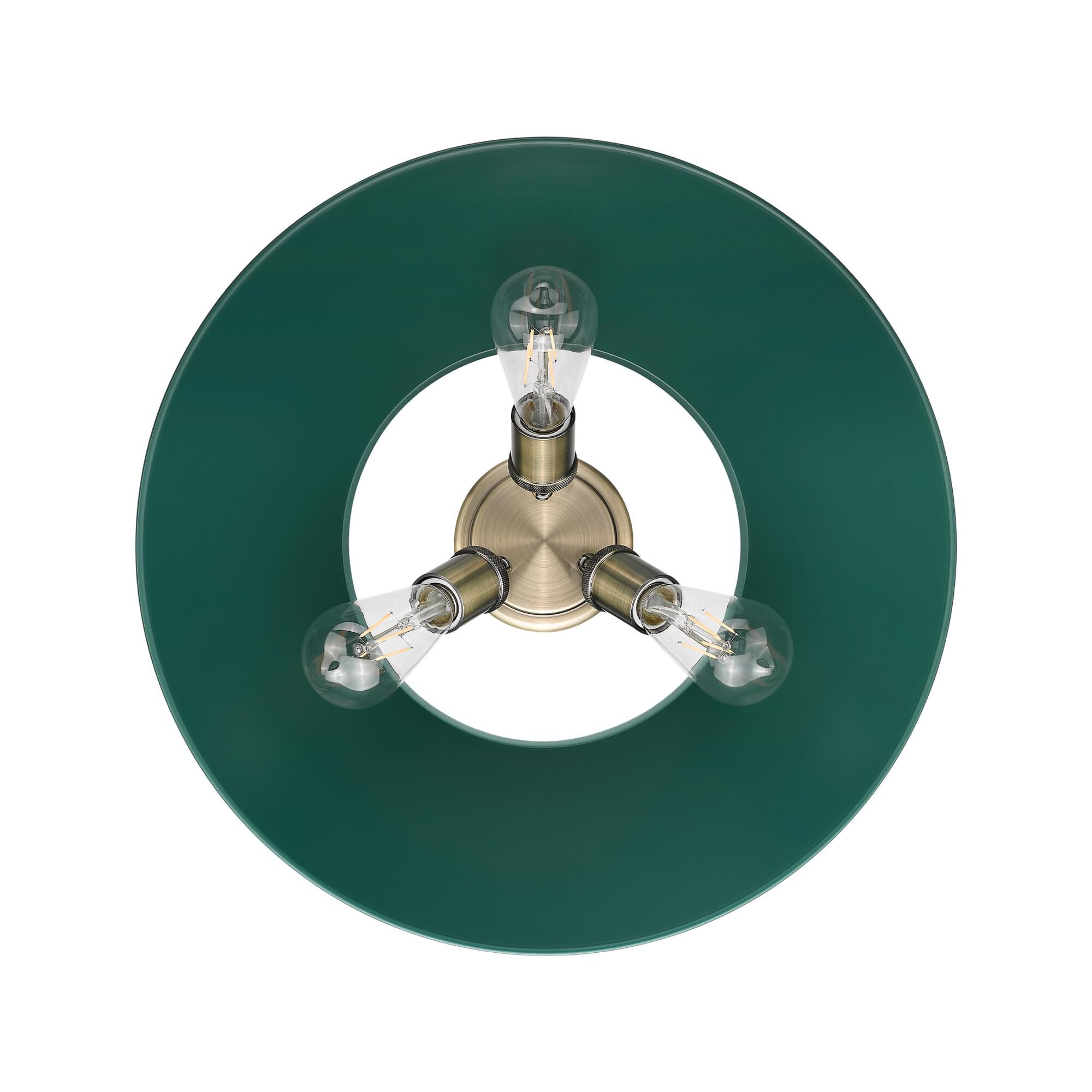 Orwell 19 Inch Semi Flush Mount by Golden Lighting