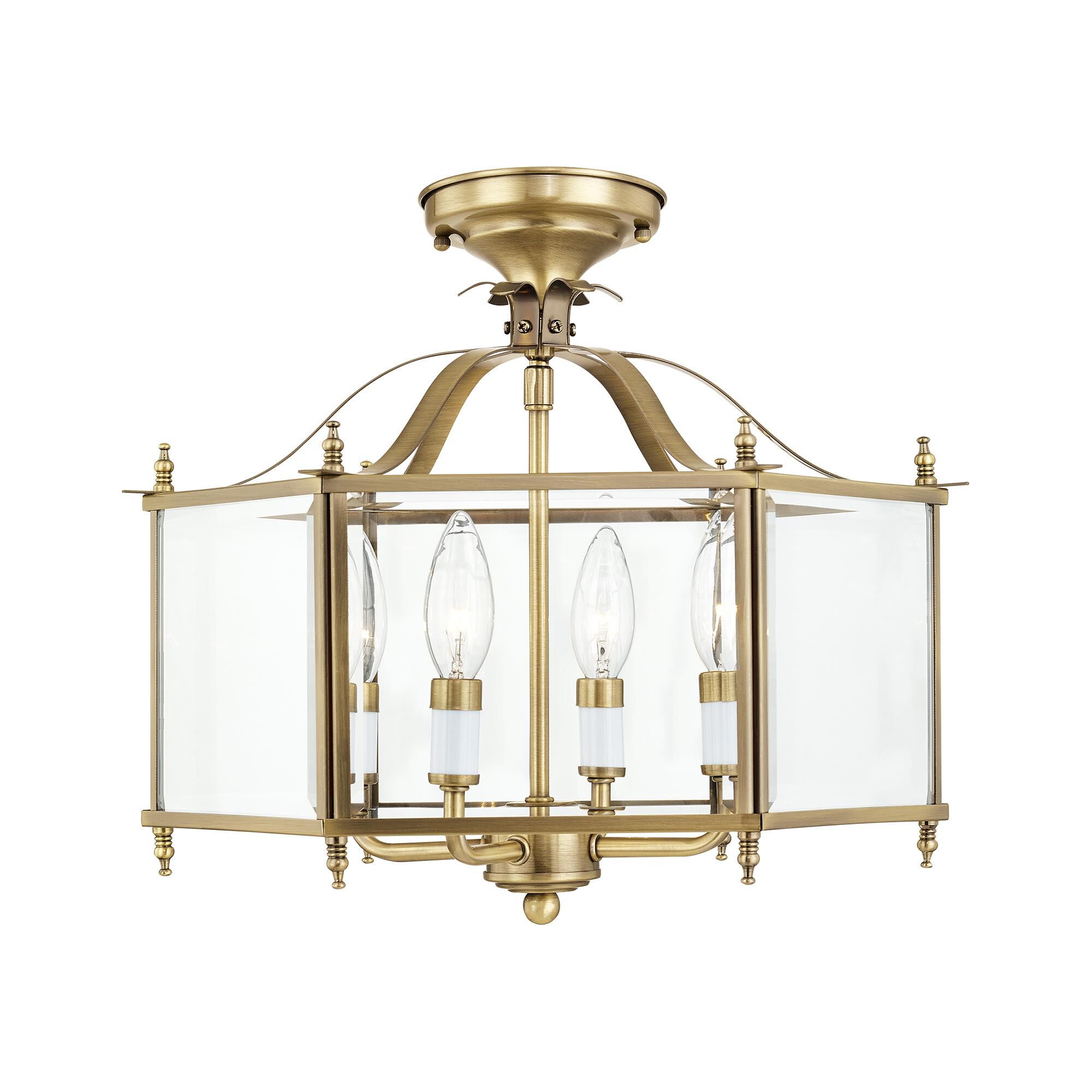 Shown in Antique Brass finish