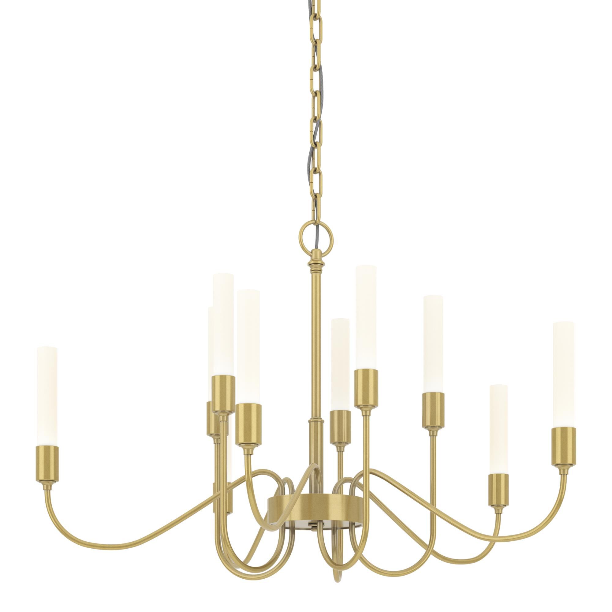 Lisse 28 Inch 10 Light Chandelier by Hubbardton Forge