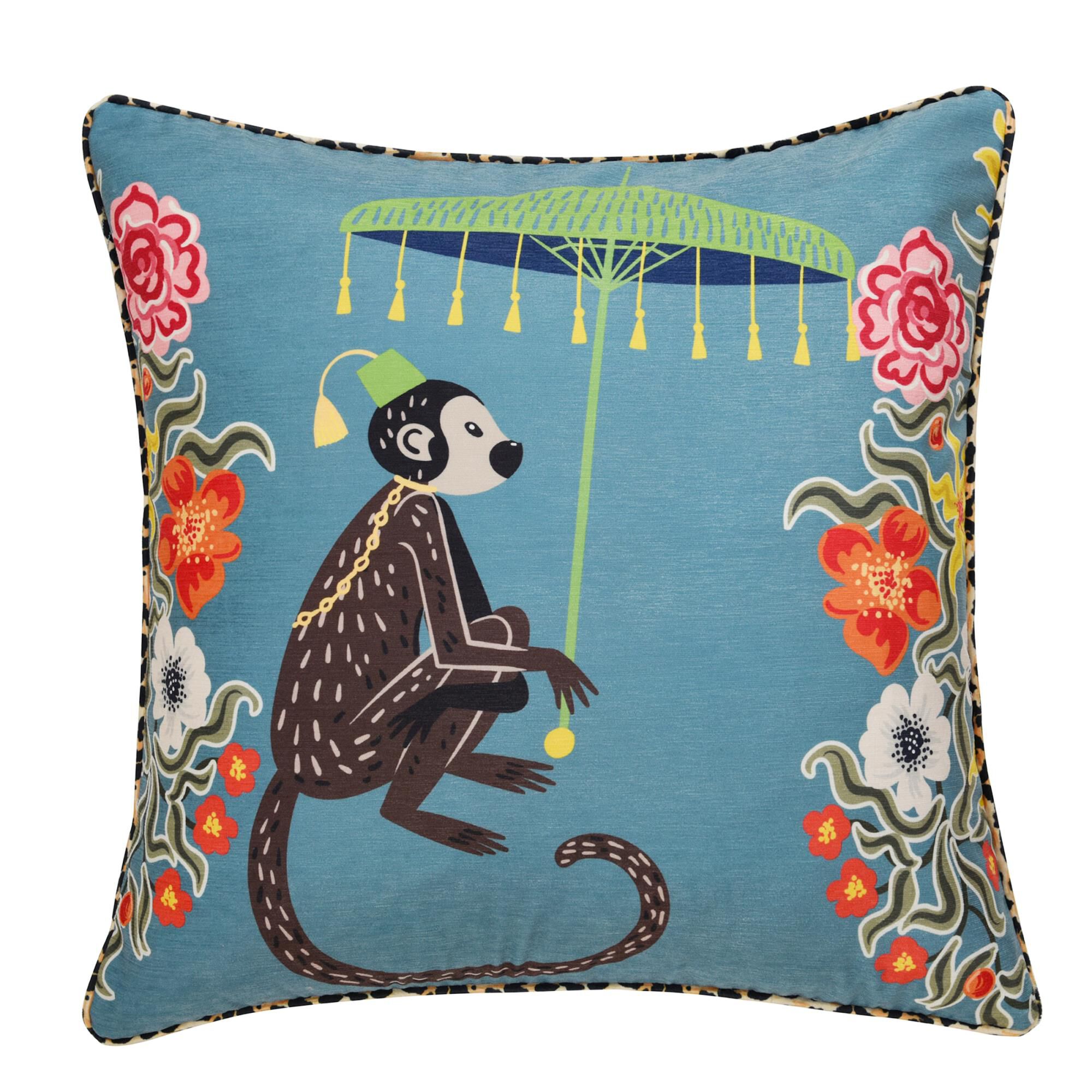 Maharaja Monkey Decorative Pillow by Stylecraft