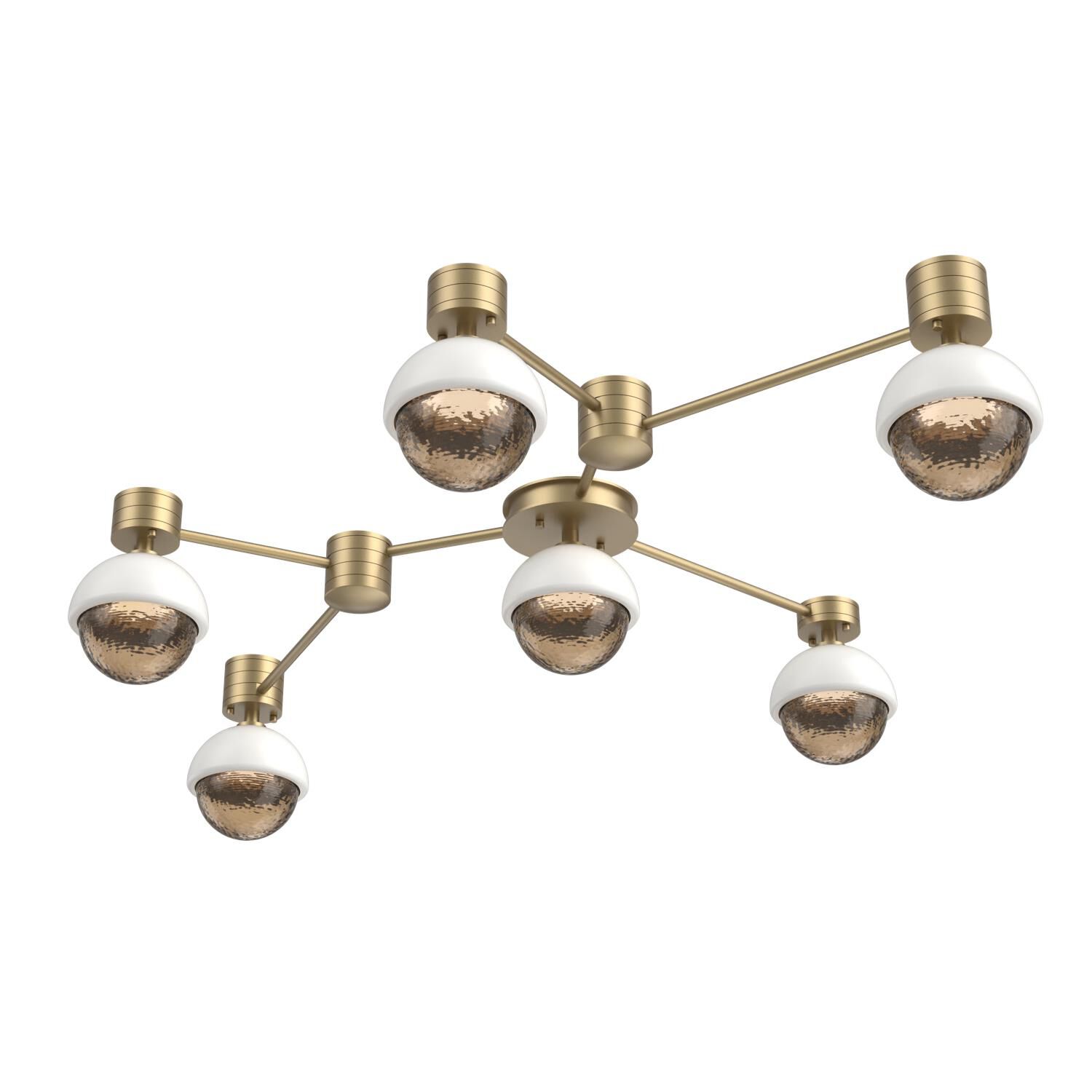 Levi Wilson Cabochon 41 Inch Flush Mount by Hammerton Studio