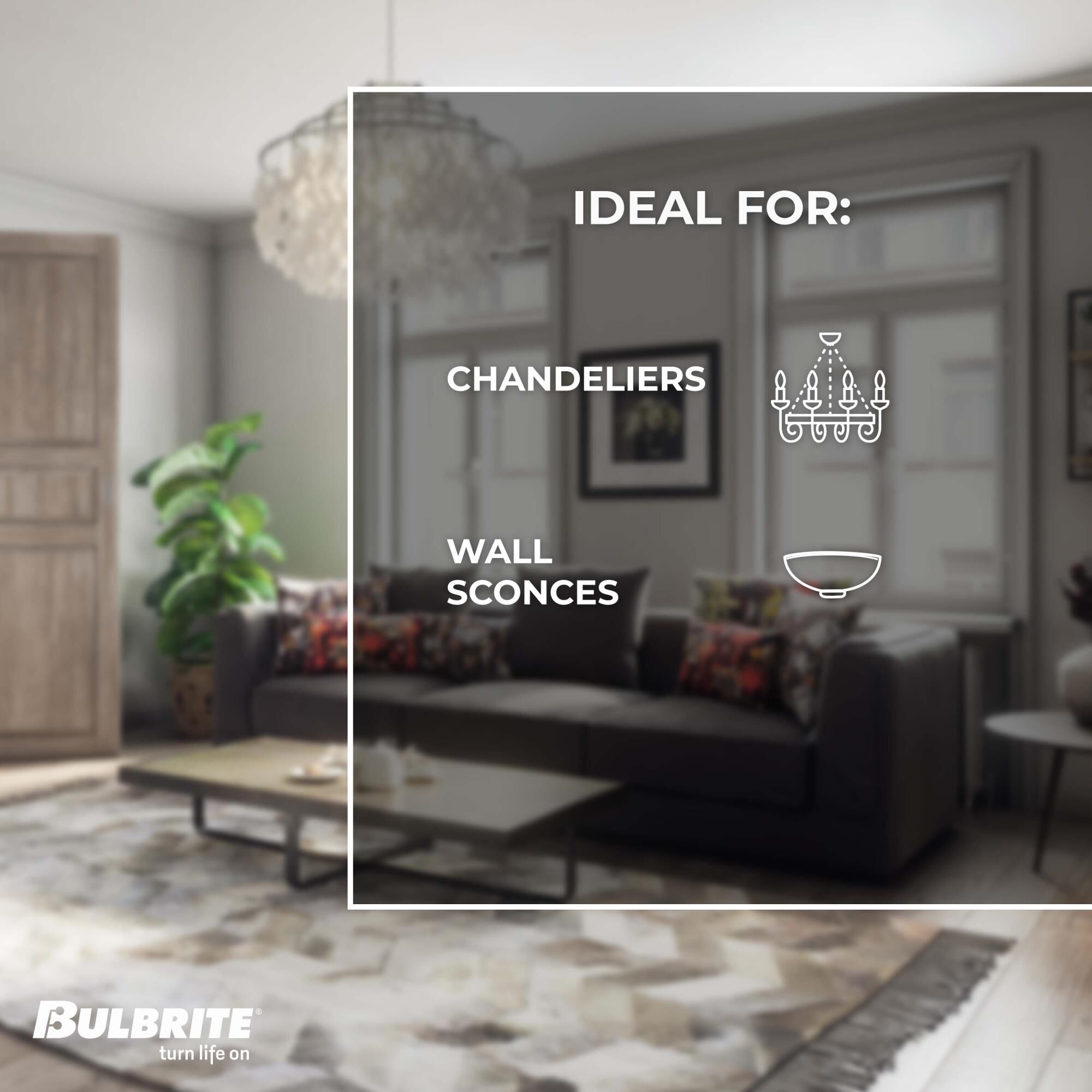 Dimmable 4.5 Watt 2100K T8 LED Light Bulb by Bulbrite