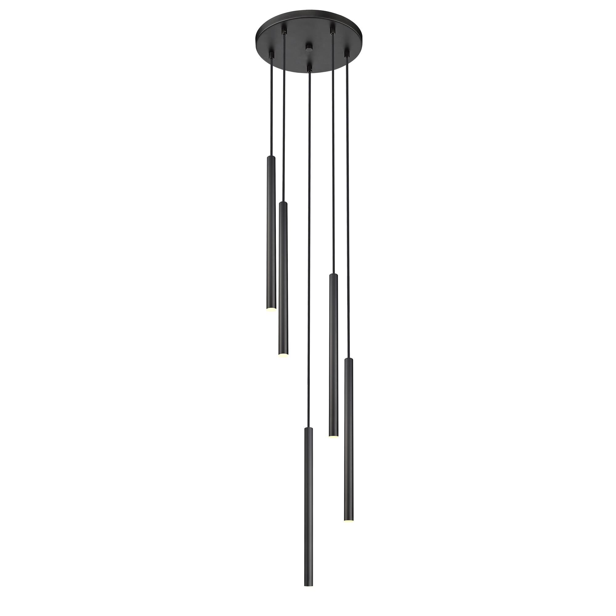 Shown in Matte Black finish and Matte Black glass and Matte Black shade