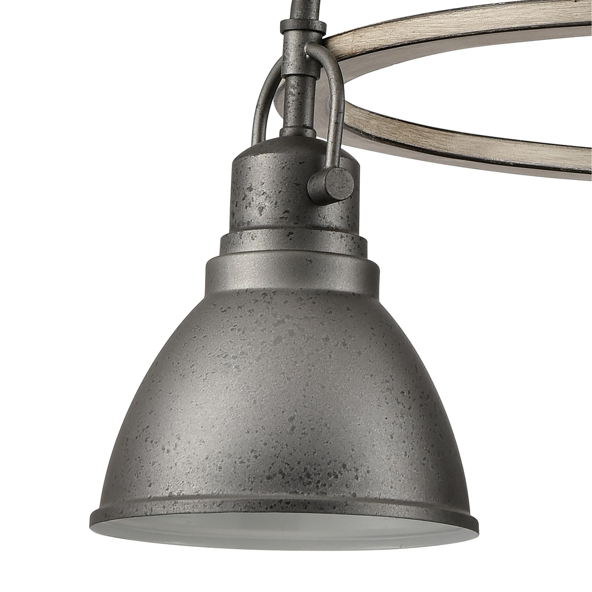 Shown in Gray finish and Iron Metal shade